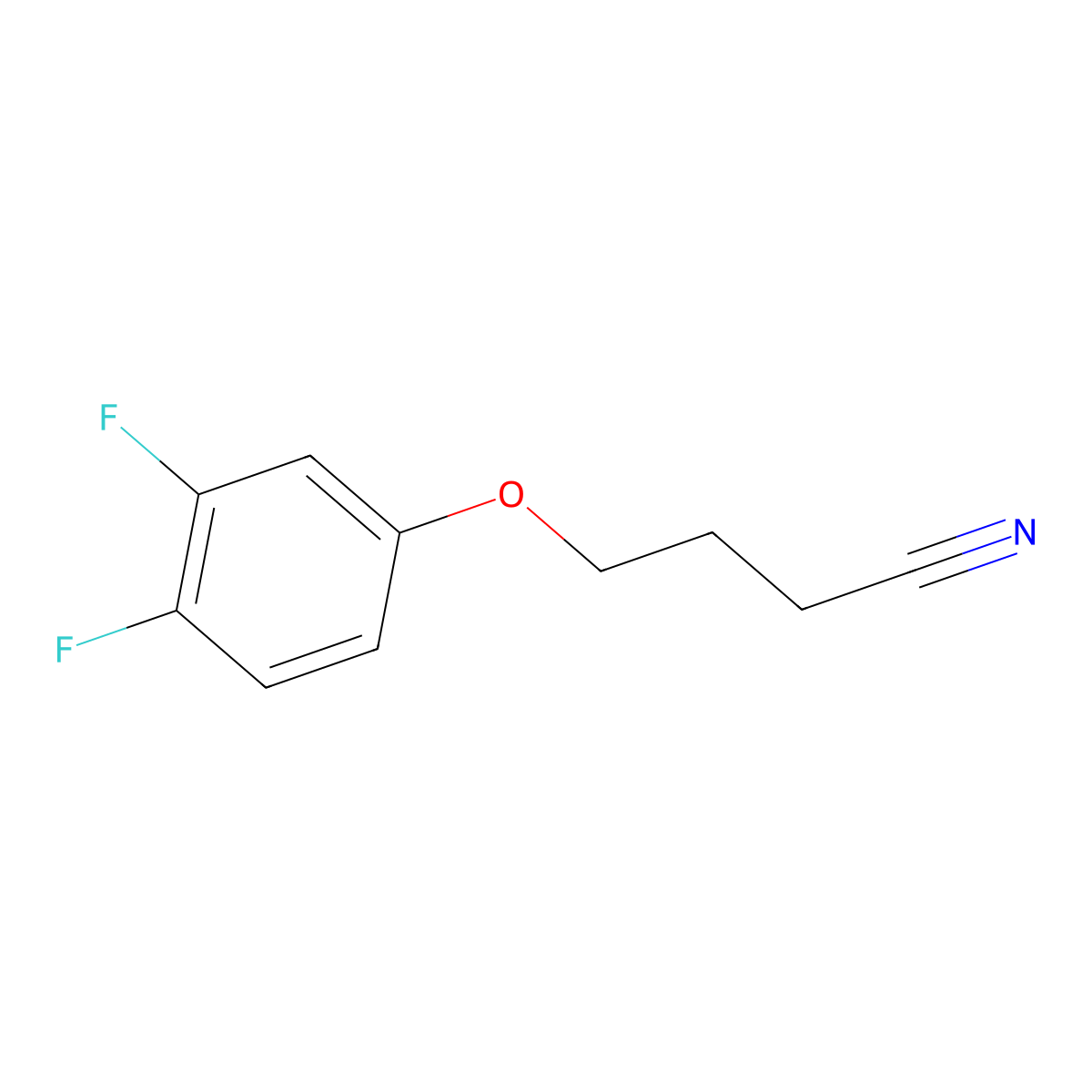 4-(3,4-Difluoro-phenoxy)butanenitrile molecular structure, CAS 1153248-05-5