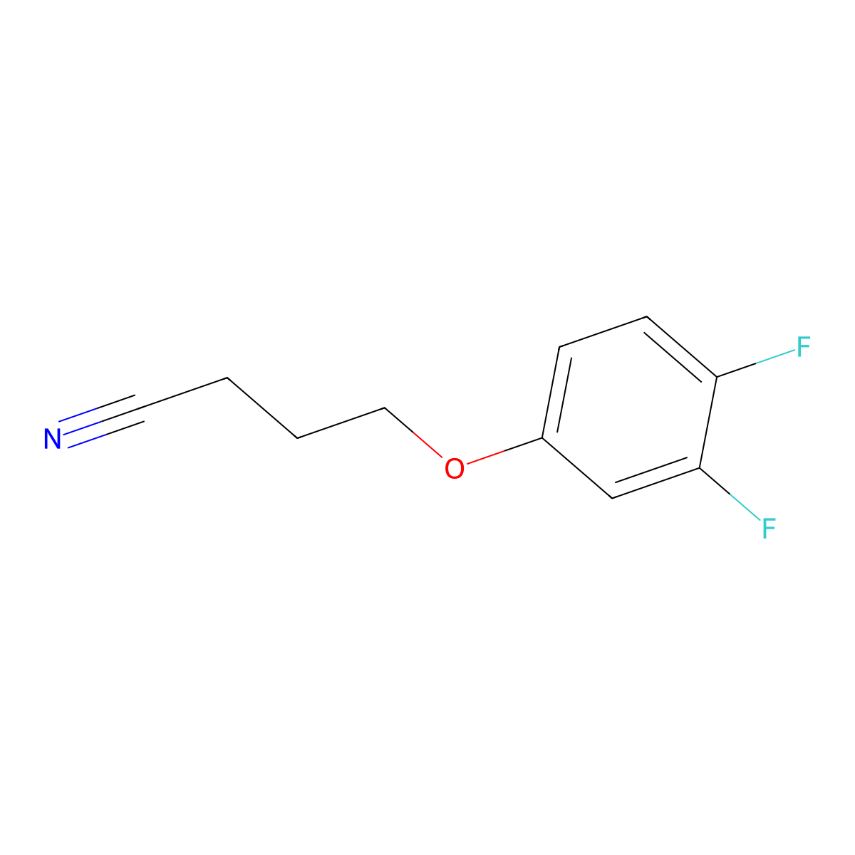 4-(3,4-Difluoro-phenoxy)butanenitrile molecular structure, CAS 1153248-05-5