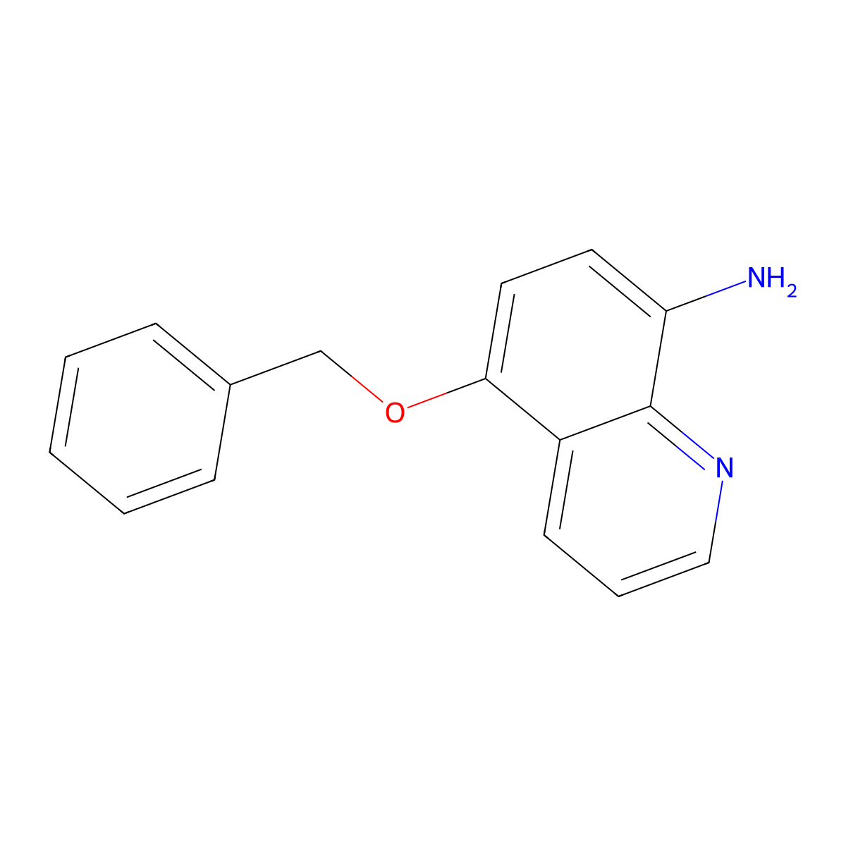 5-(Benzyloxy)quinolin-8-amine molecular structure, CAS 1153286-11-3