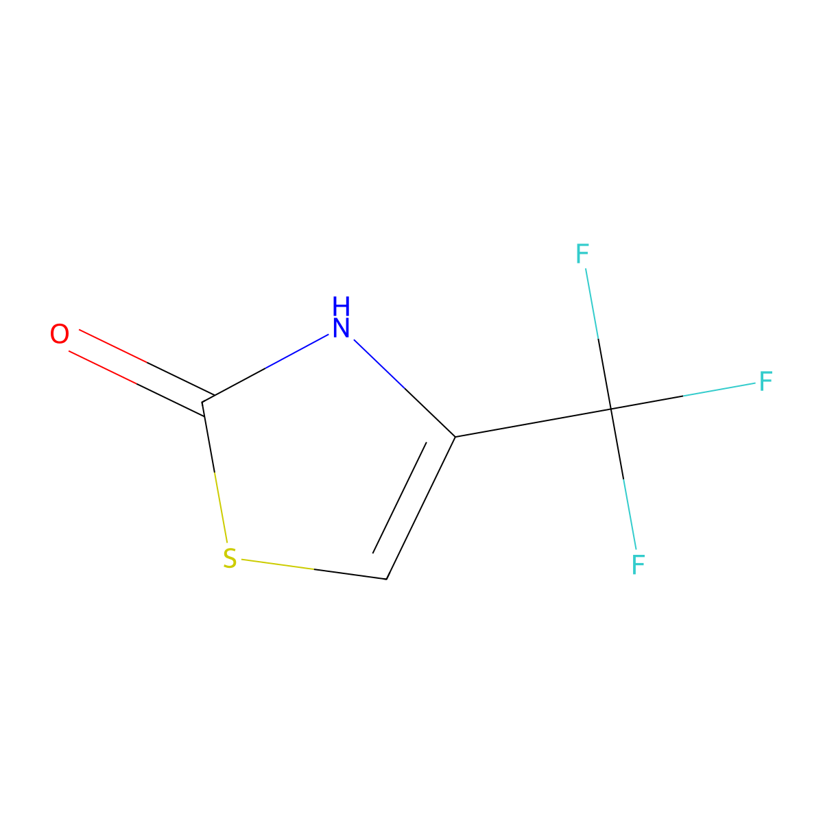 4-(trifluoromethyl)-2(3H)-thiazolone molecular structure, CAS 1153291-65-6