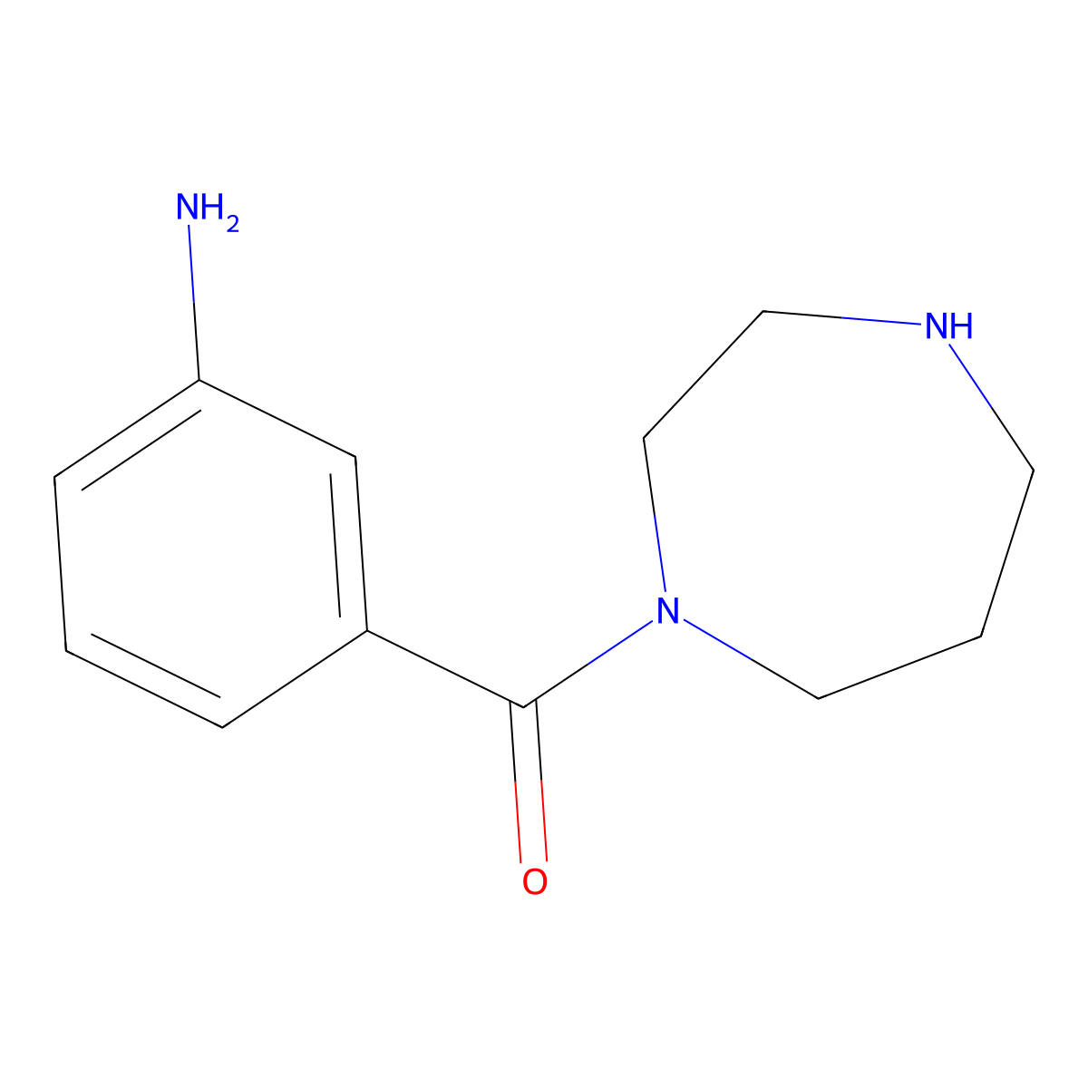 3-(1,4-Diazepane-1-carbonyl)aniline molecular structure, CAS 1153292-59-1
