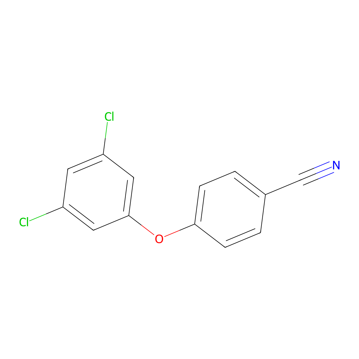 4-(3,5-Dichlorophenoxy)benzonitrile molecular structure, CAS 1153351-34-8