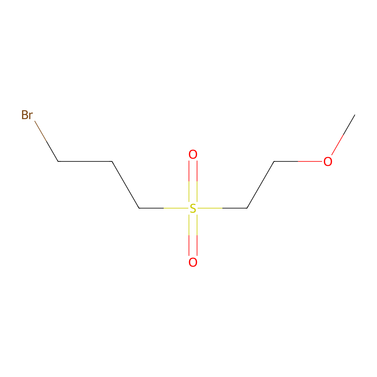 1-(3-Bromopropanesulfonyl)-2-methoxyethane molecular structure, CAS 1153353-78-6