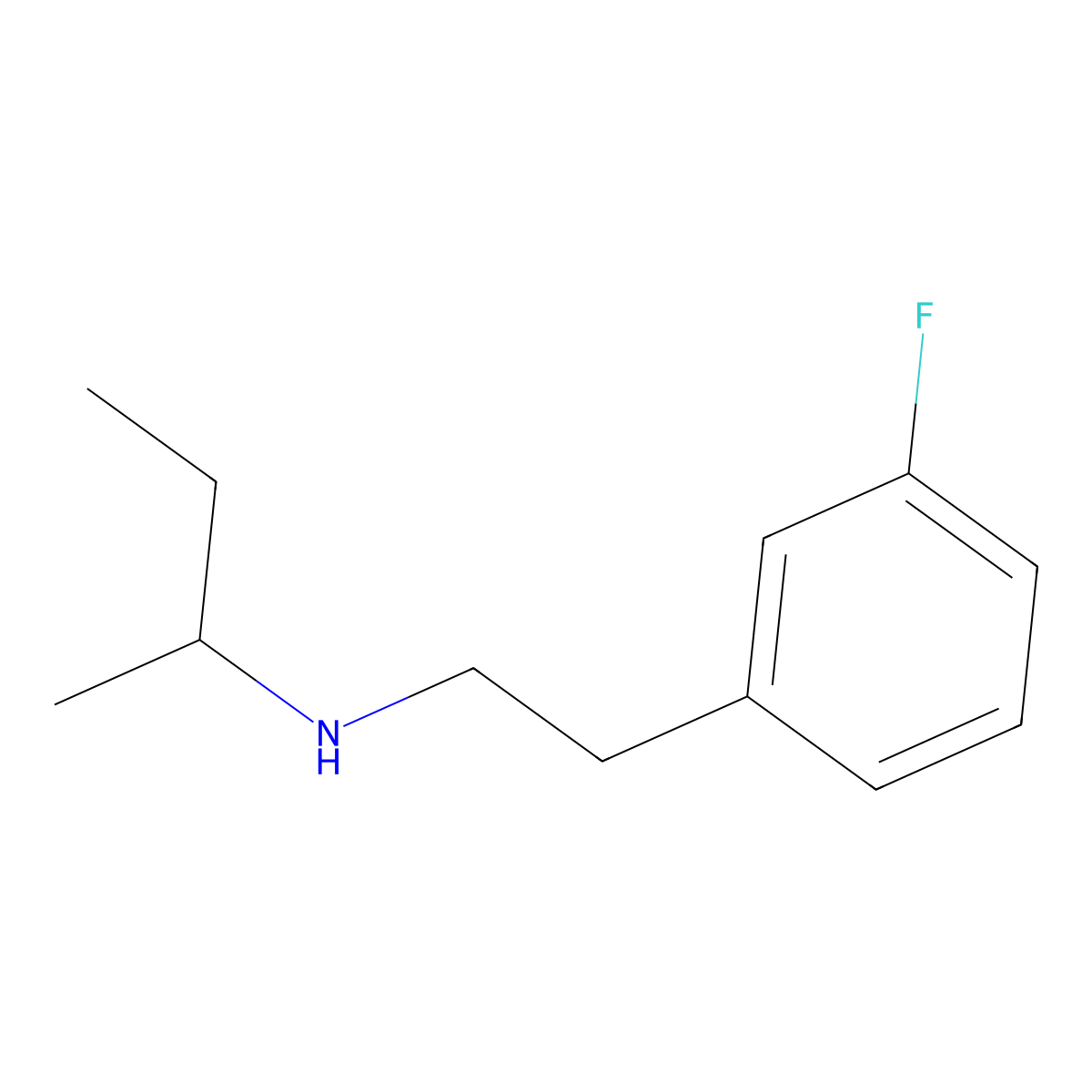 (Butan-2-yl)[2-(3-fluorophenyl)ethyl]amine molecular structure, CAS 1153373-86-4