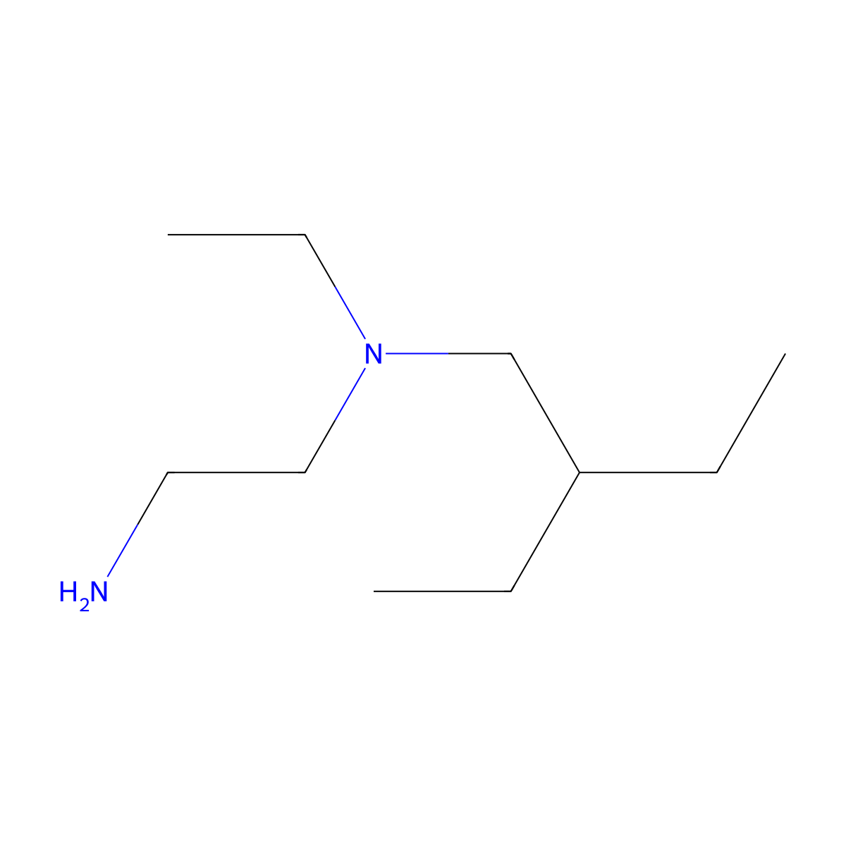 (2-Aminoethyl)(ethyl)(2-ethylbutyl)amine molecular structure, CAS 1153378-42-7