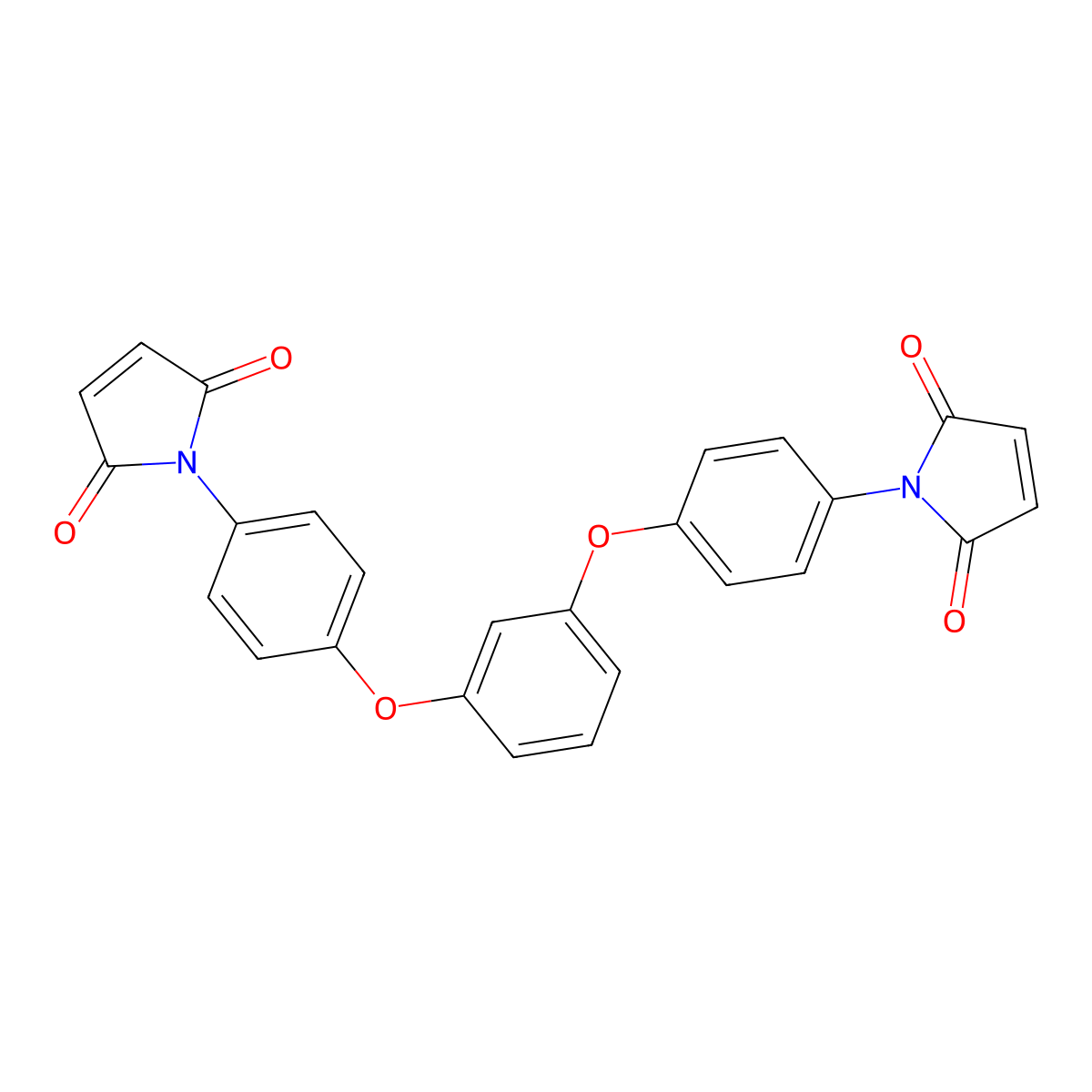 1,3-Bis(4-maleimidophenoxy)benzene molecular structure, CAS 115341-26-9