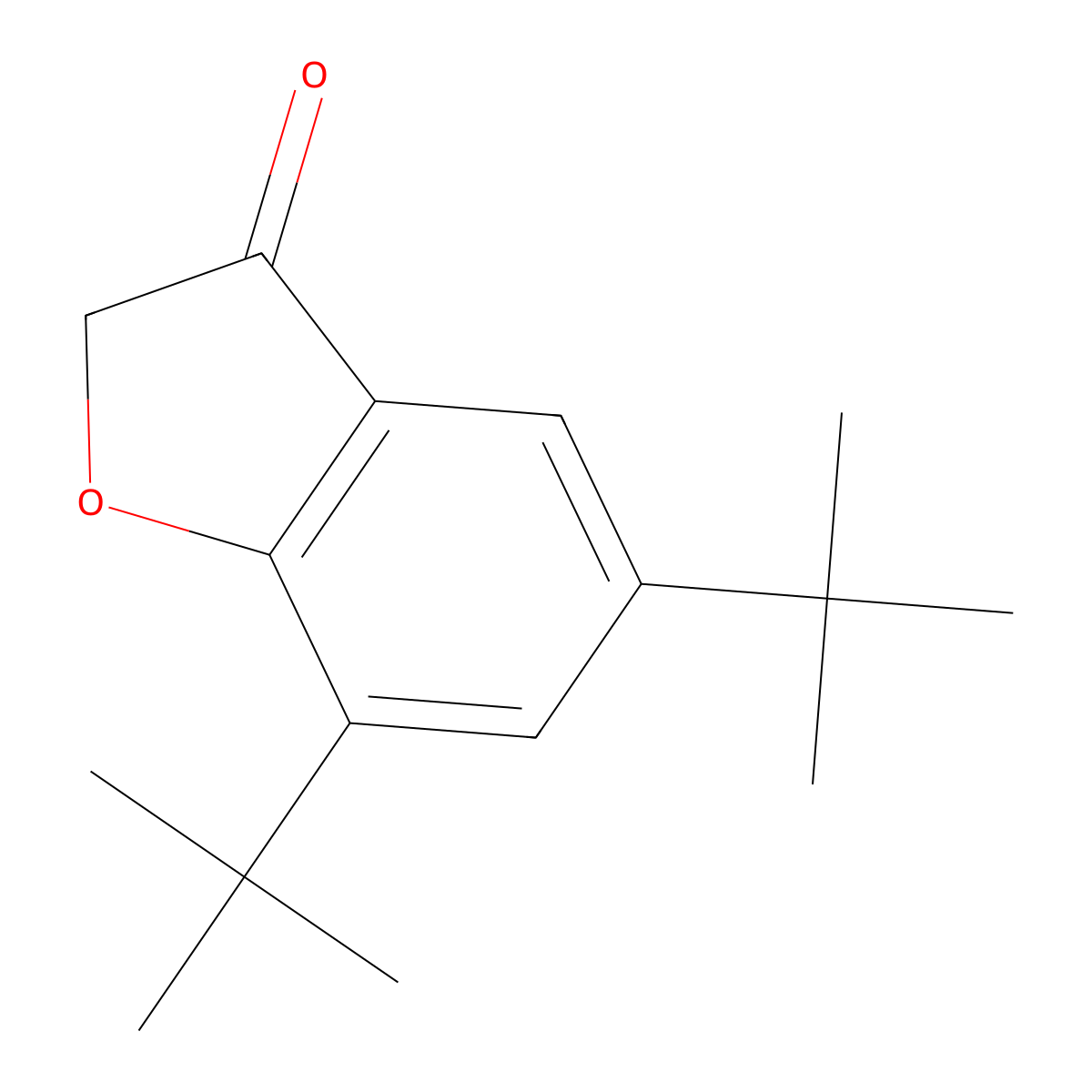 5,7-Di-tert-butylbenzofuran-3(2H)-one molecular structure, CAS 1153450-65-7