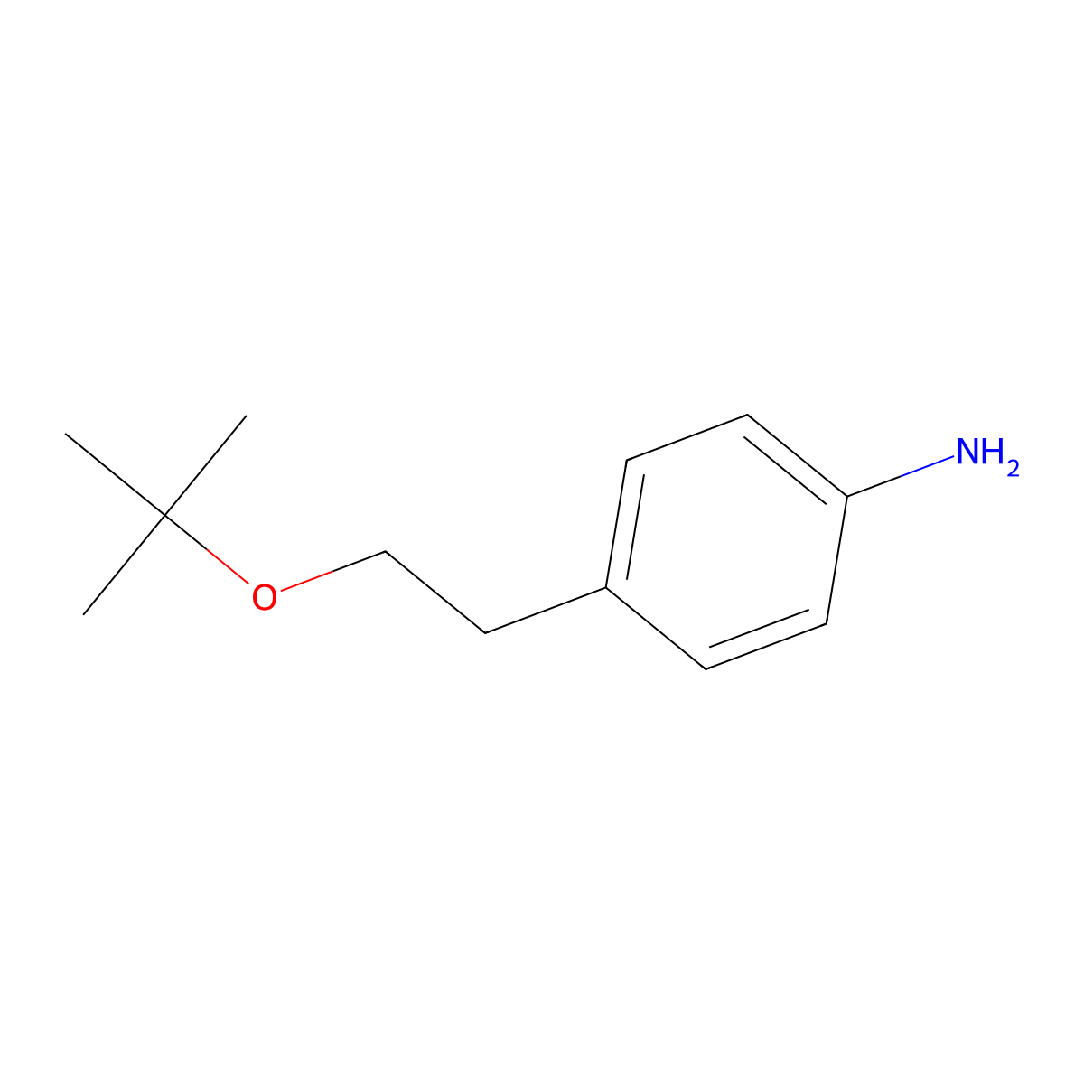 4-(2-(Tert-butoxy)ethyl)aniline molecular structure, CAS 1153487-08-1
