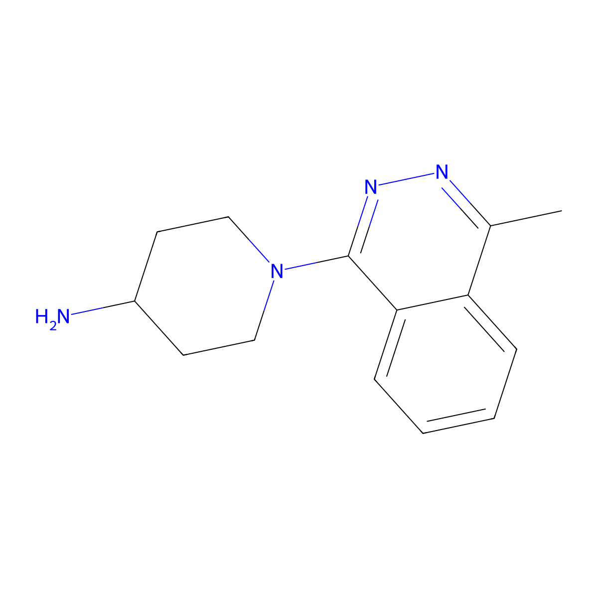 1-(4-Methylphthalazin-1-yl)piperidin-4-amine molecular structure, CAS 1153523-97-7