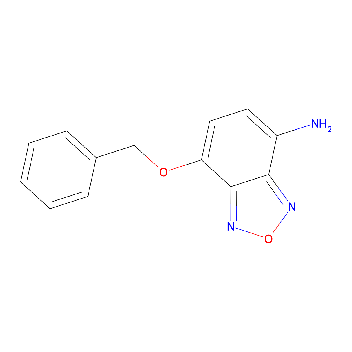 7-(Benzyloxy)-2,1,3-benzoxadiazol-4-amine molecular structure, CAS 1153525-99-5