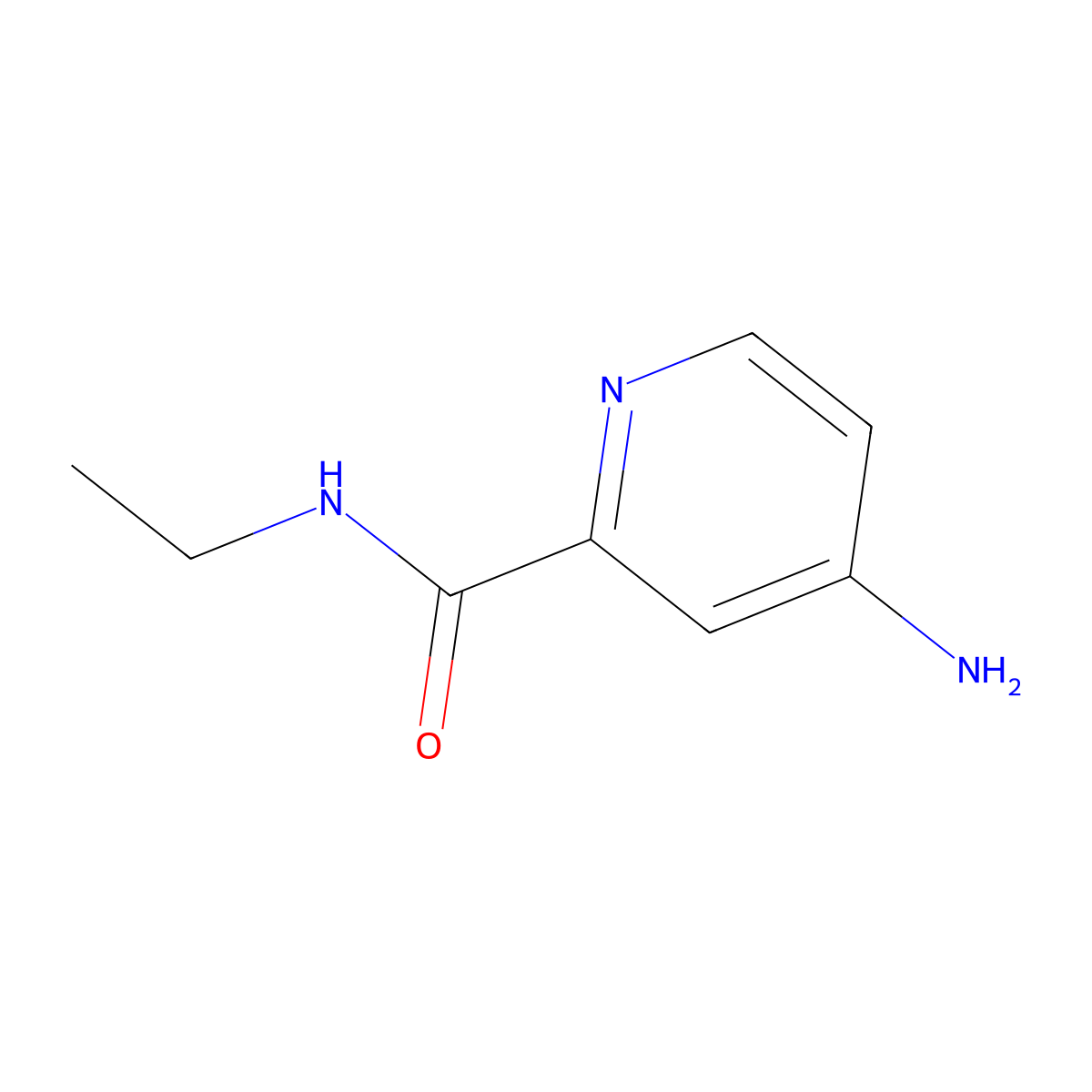 4-amino-N-ethylpyridine-2-carboxamide molecular structure, CAS 1153528-27-8