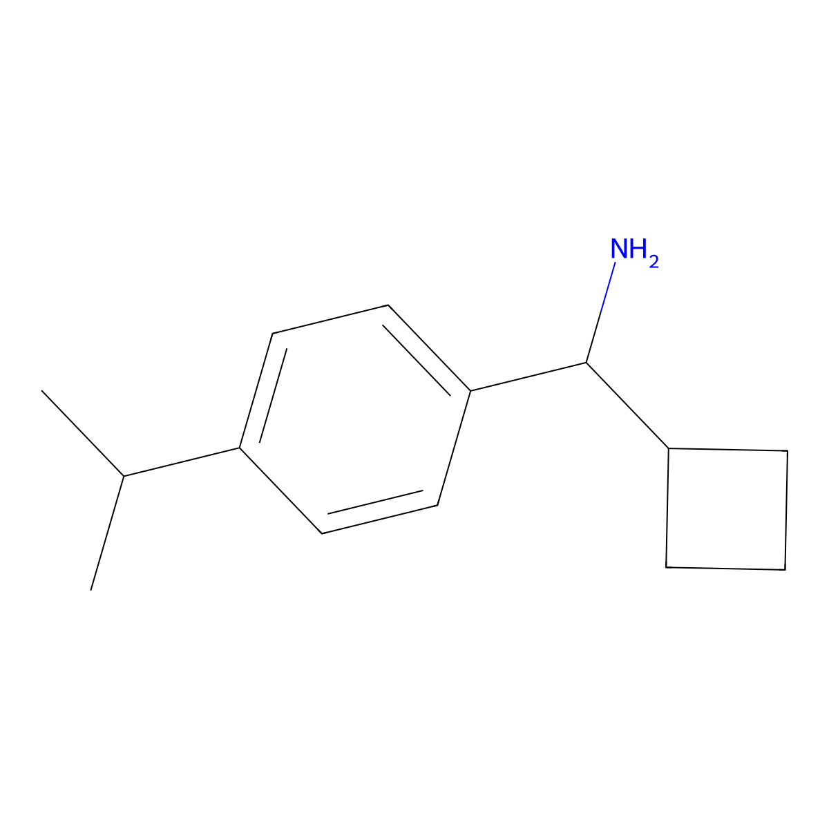 Cyclobutyl(4-isopropylphenyl)methanamine molecular structure, CAS 1153766-91-6