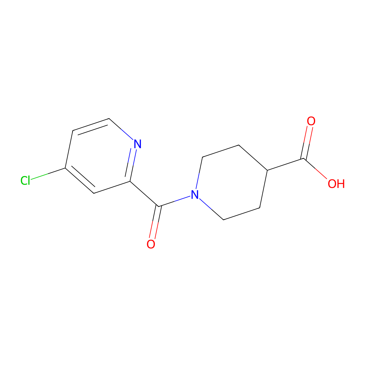 1-(4-Chloropicolinoyl)piperidine-4-carboxylic acid molecular structure, CAS 1153769-18-6