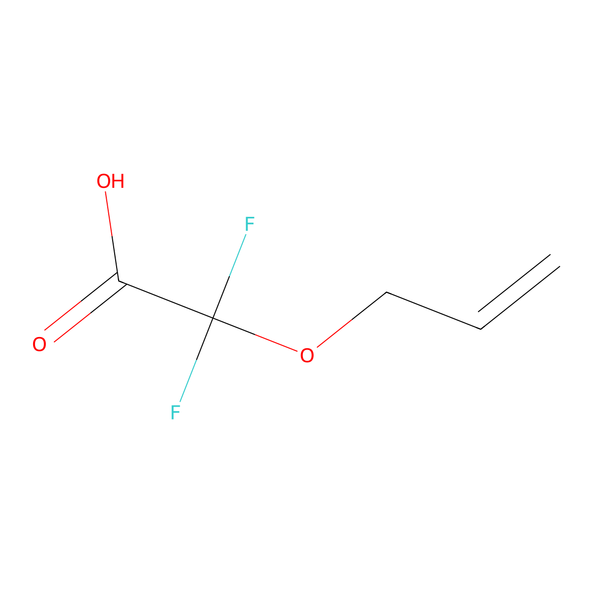 (Allyloxy)(difluoro)acetic acid molecular structure, CAS 1153775-75-7
