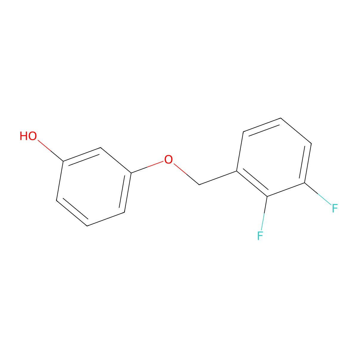 3-[(2,3-Difluorophenyl)methoxy]phenol molecular structure, CAS 1153783-69-7