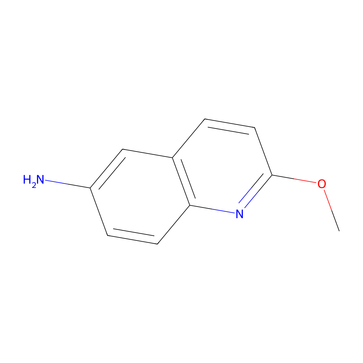 2-Methoxyquinolin-6-amine molecular structure, CAS 1153800-77-1