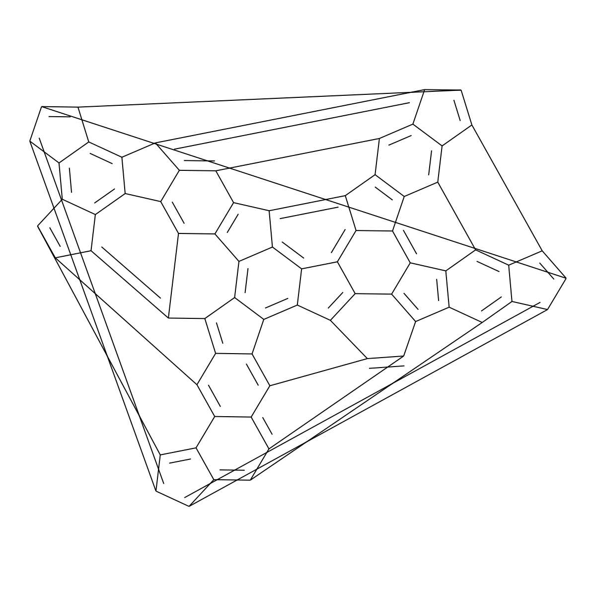 Fullerene-C70 molecular structure, CAS 115383-22-7