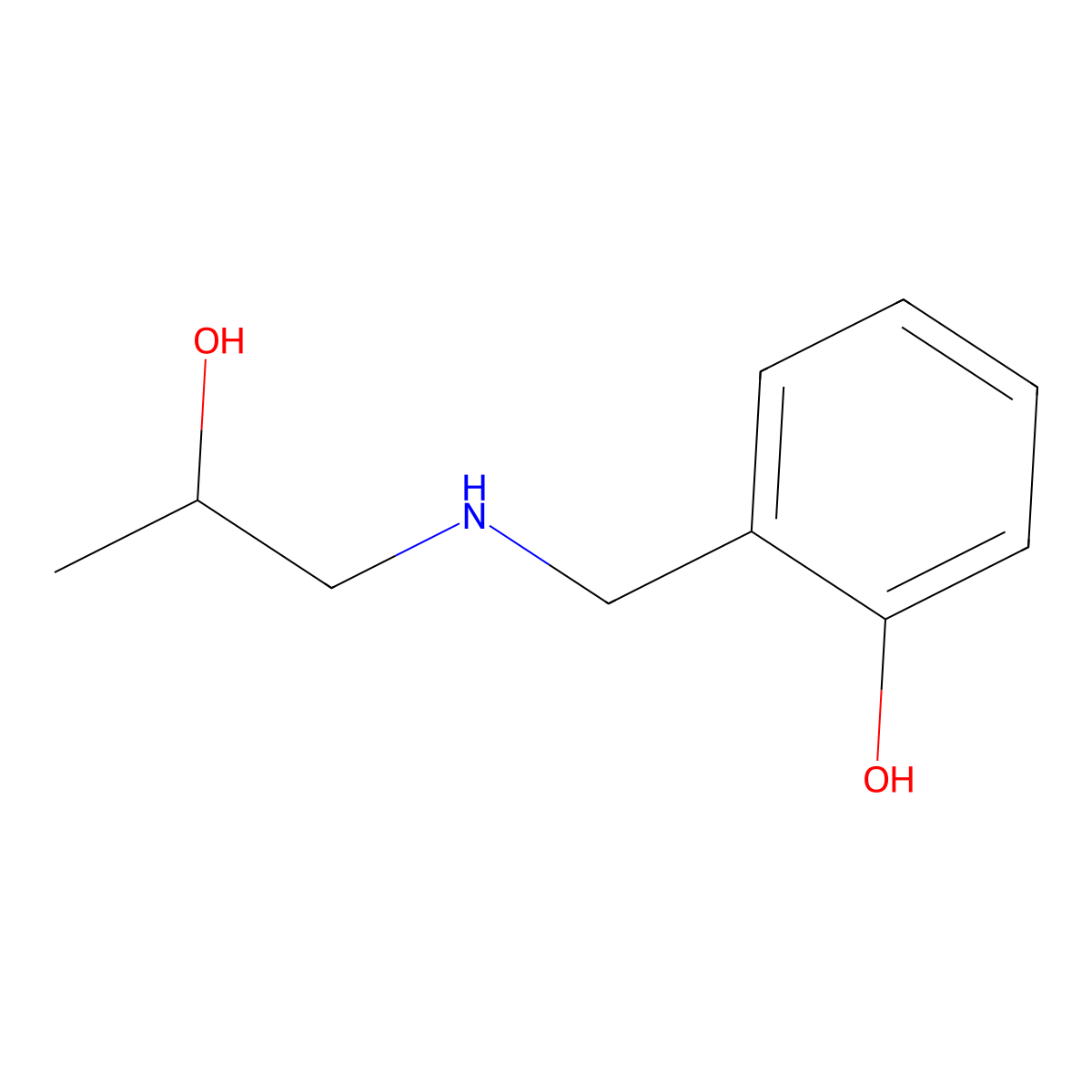 2-{[(2-Hydroxypropyl)amino]methyl}phenol molecular structure, CAS 1153894-36-0