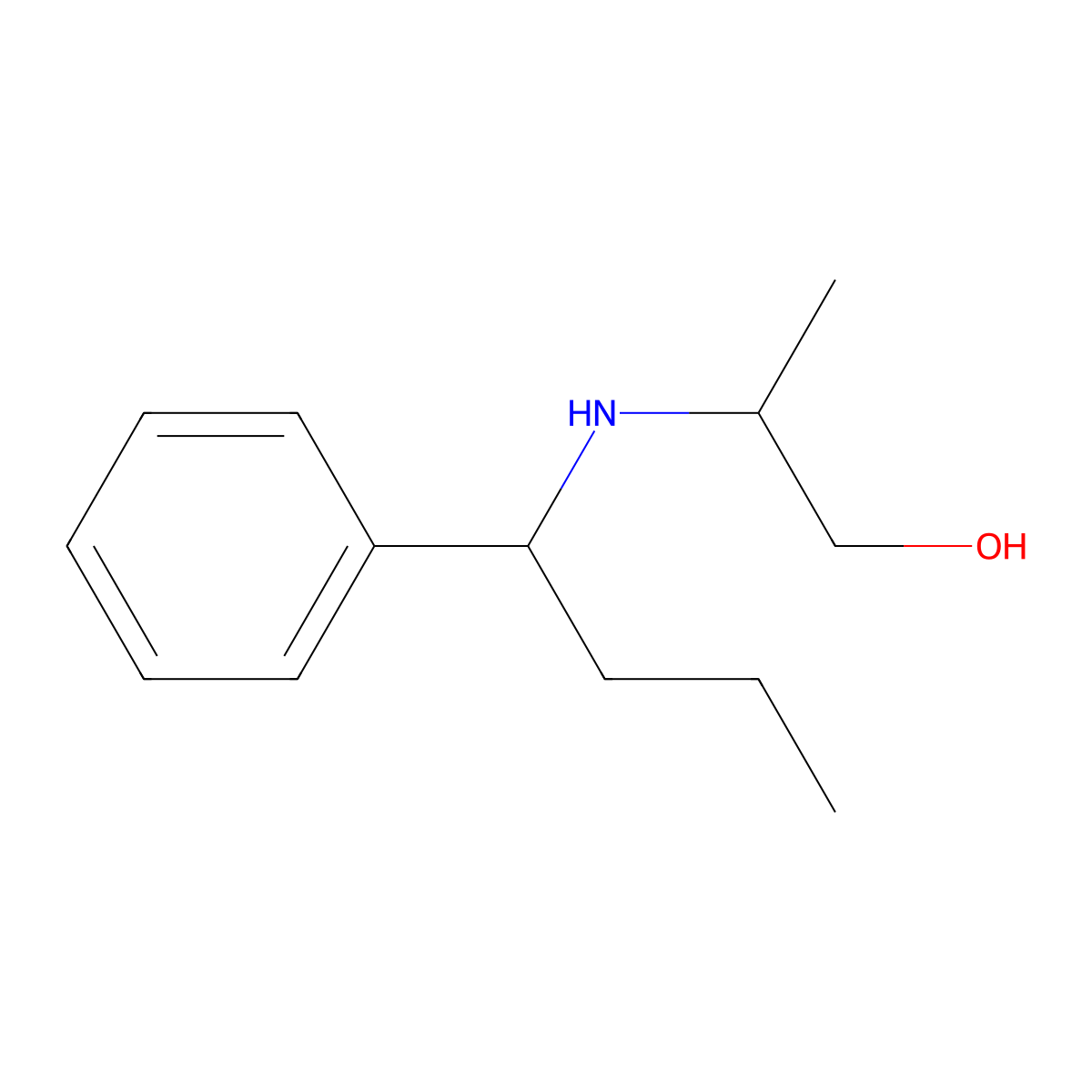 2-[(1-Phenylbutyl)amino]propan-1-ol molecular structure, CAS 1153900-00-5