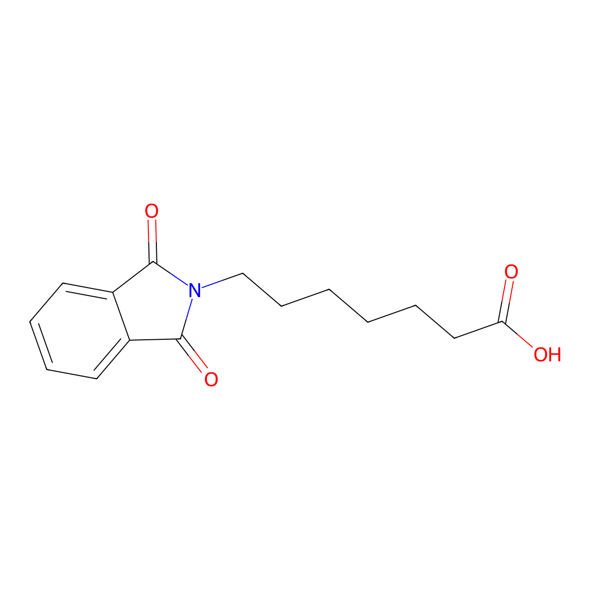 7-(1,3-Dioxo-1,3-dihydro-2H-isoindol-2-yl)heptanoic acid molecular structure, CAS 1154-46-7