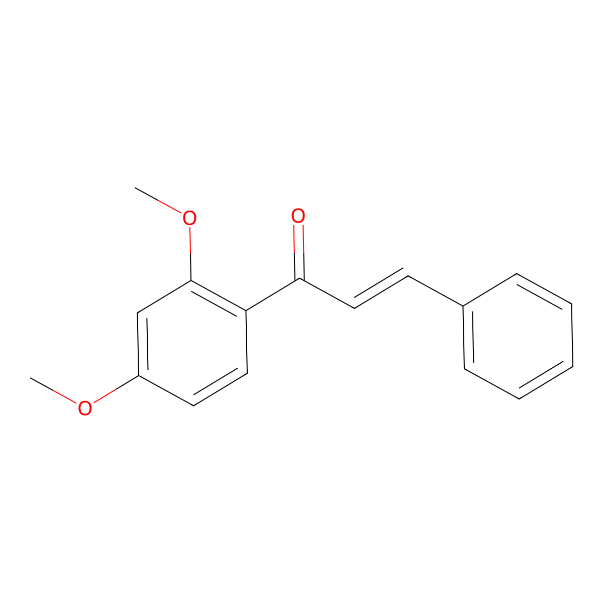 2',4'-Dimethoxychalcone molecular structure, CAS 1154-77-4