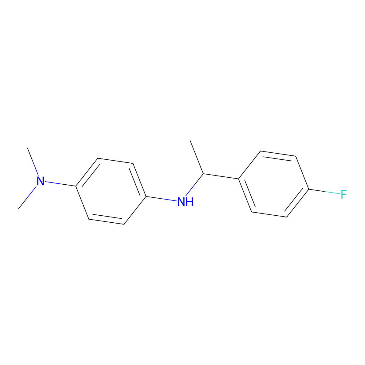 N4-[1-(4-Fluorophenyl)ethyl]-N1,N1-dimethyl-1,4-benzenediamine molecular structure, CAS 1154018-40-2