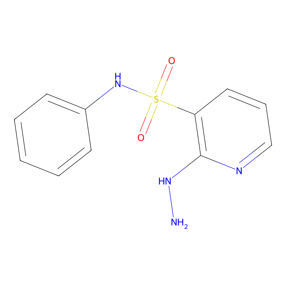 2-hydrazino-N-phenylpyridine-3-sulfonamide molecular structure, CAS 1154115-66-8