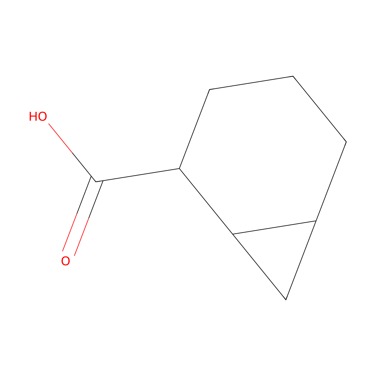 Bicyclo[4.1.0]heptane-2-carboxylic acid molecular structure, CAS 115420-37-6