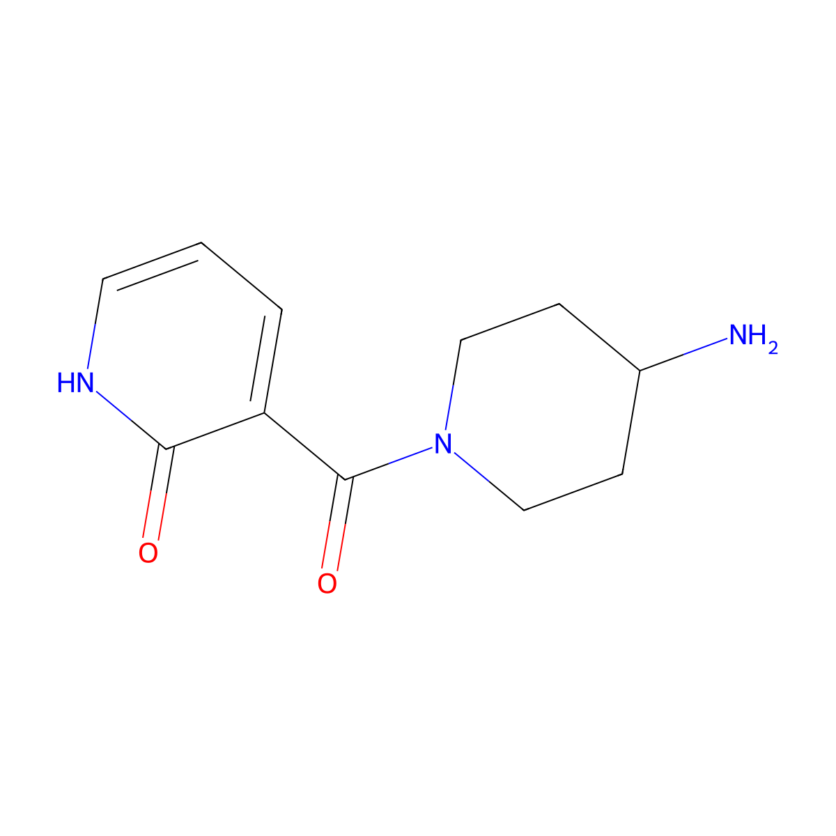 3-(4-Aminopiperidine-1-carbonyl)pyridin-2-ol molecular structure, CAS 1154258-74-8