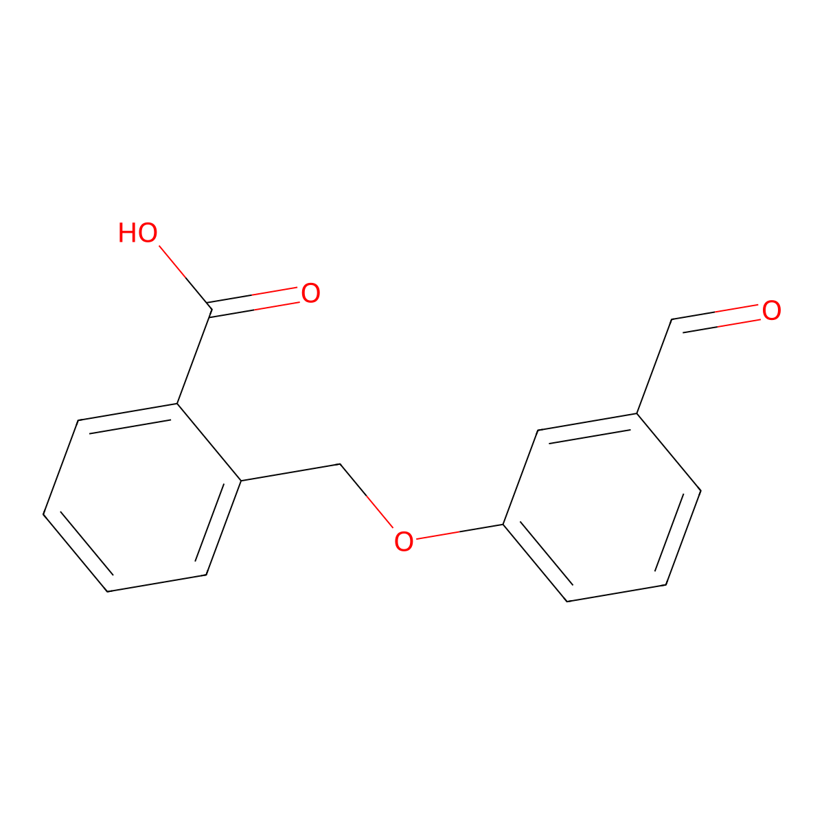 2-(3-Formylphenoxymethyl)benzoic acid molecular structure, CAS 1154270-79-7