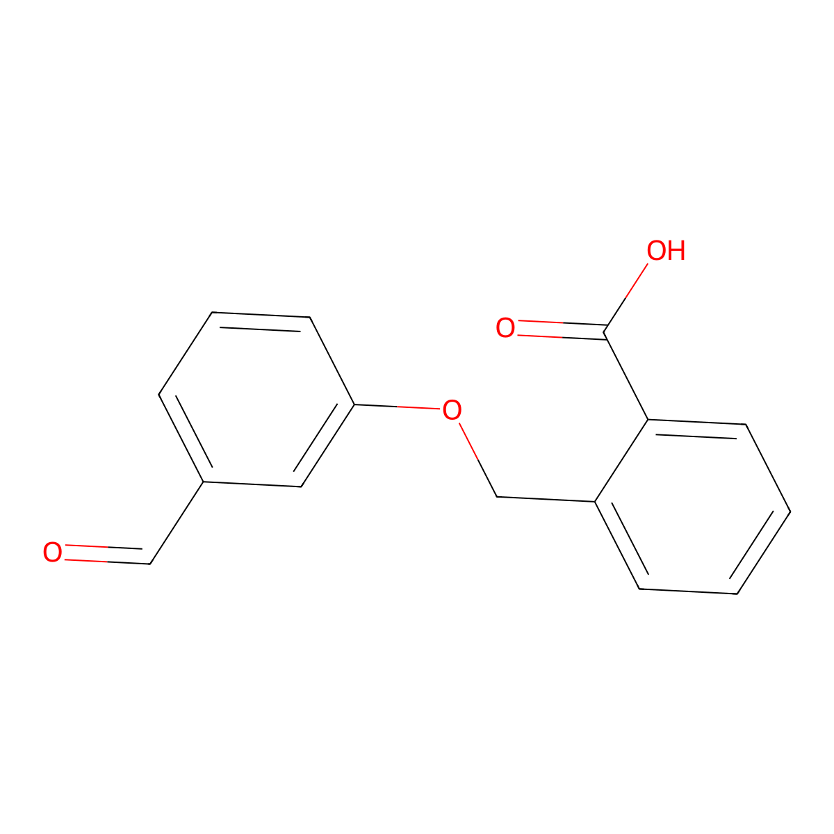 2-(3-Formylphenoxymethyl)benzoic acid molecular structure, CAS 1154270-79-7