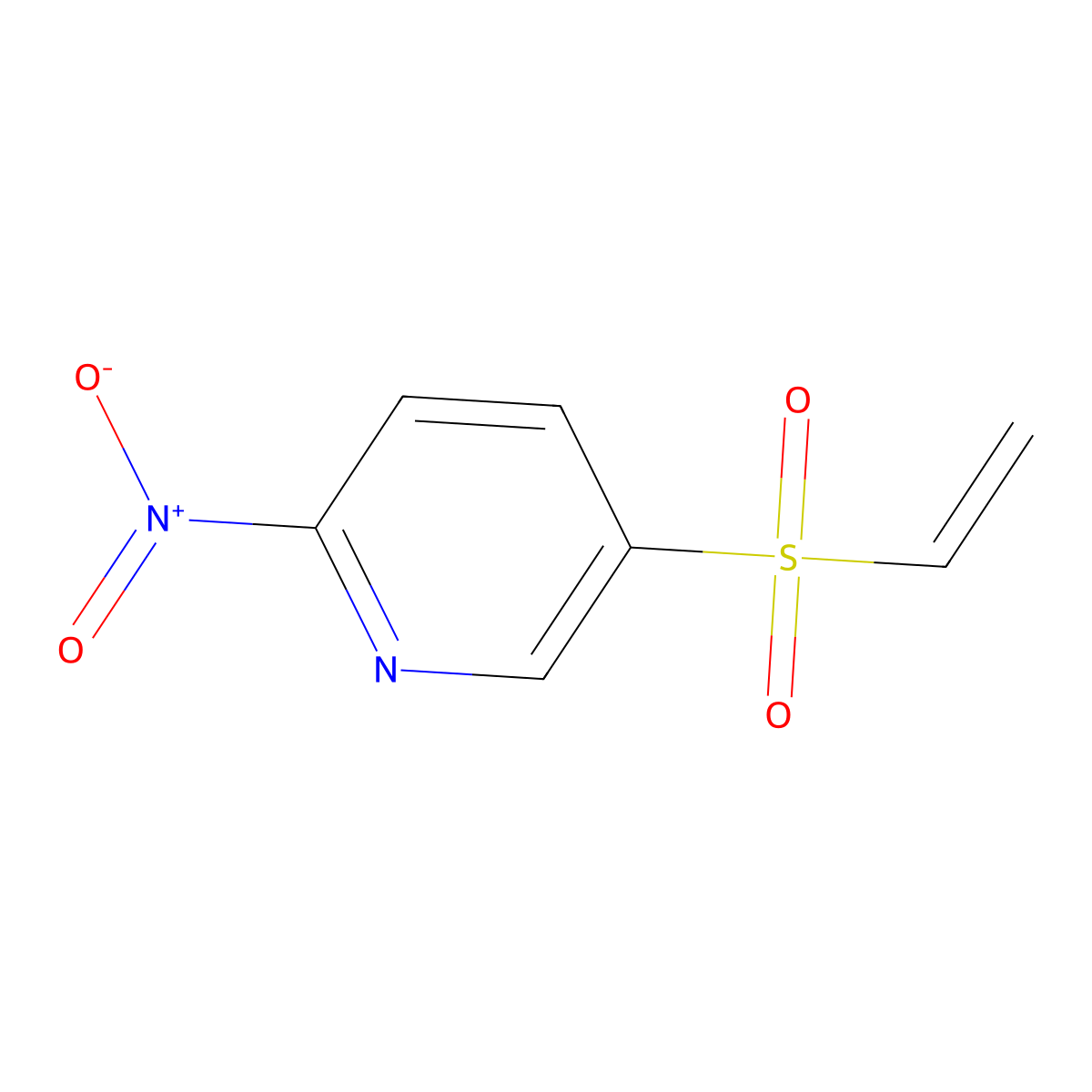 5-(Ethenesulfonyl)-2-nitropyridine molecular structure, CAS 1154397-63-3