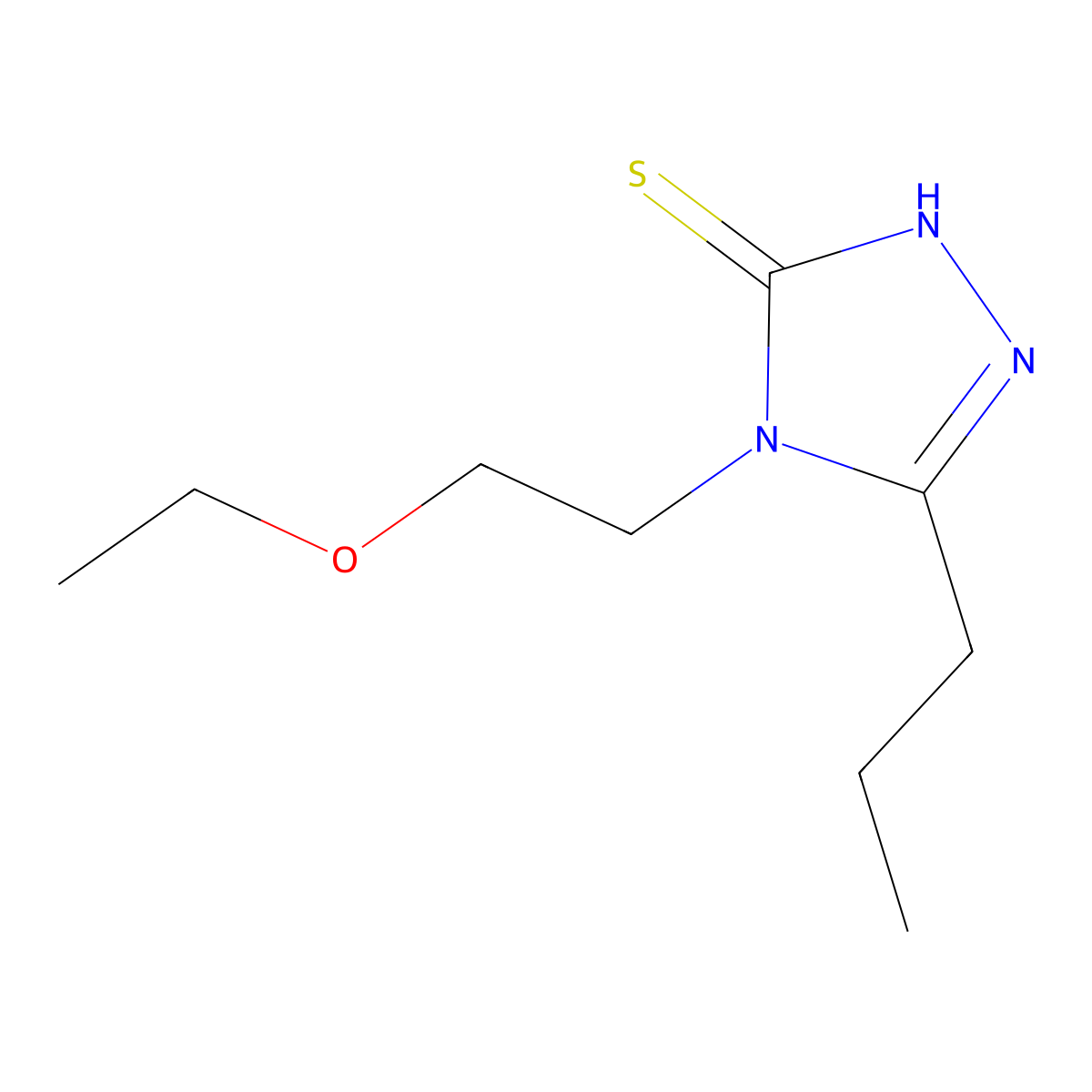 4-(2-Ethoxyethyl)-5-propyl-4h-1,2,4-triazole-3-thiol molecular structure, CAS 1154560-49-2