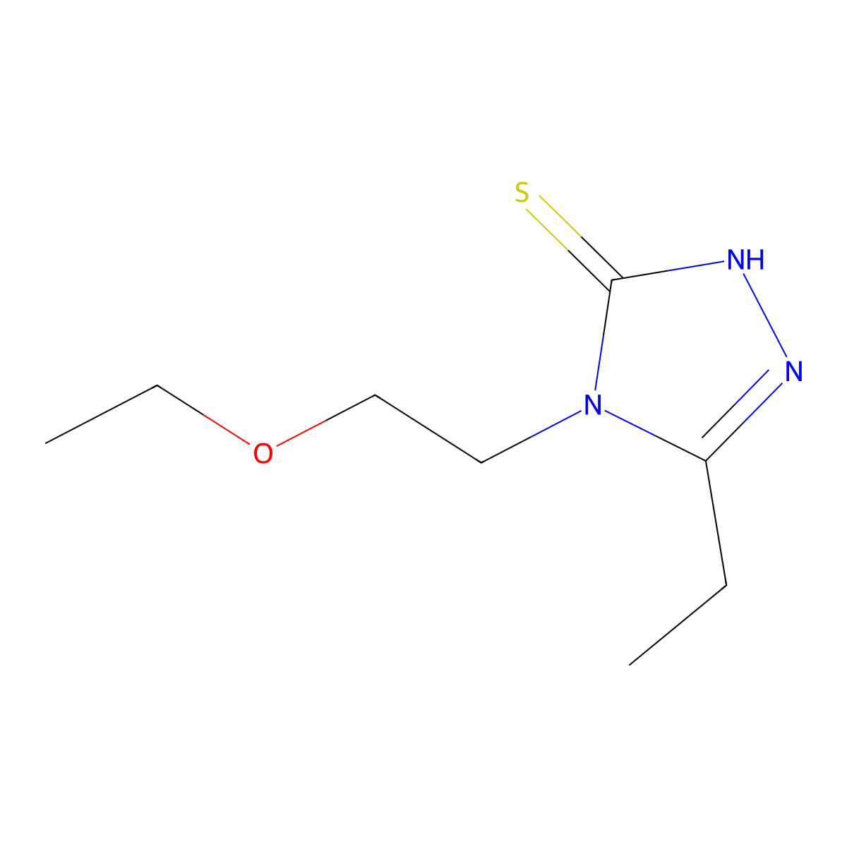 4-(2-Ethoxyethyl)-5-ethyl-4h-1,2,4-triazole-3-thiol molecular structure, CAS 1154560-56-1