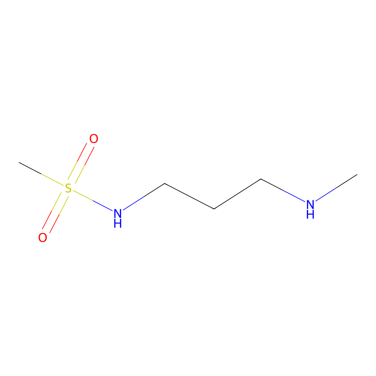 N-[3-(methylamino)propyl]methanesulfonamide molecular structure, CAS 1154566-67-2