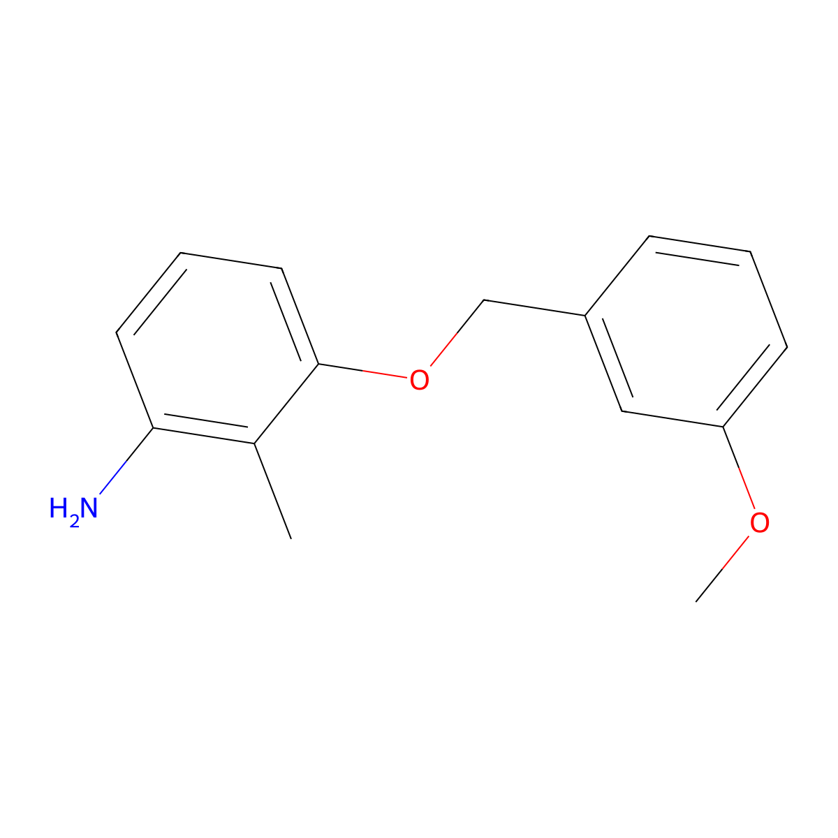 3-[(3-Methoxyphenyl)methoxy]-2-methylaniline molecular structure, CAS 1154572-58-3