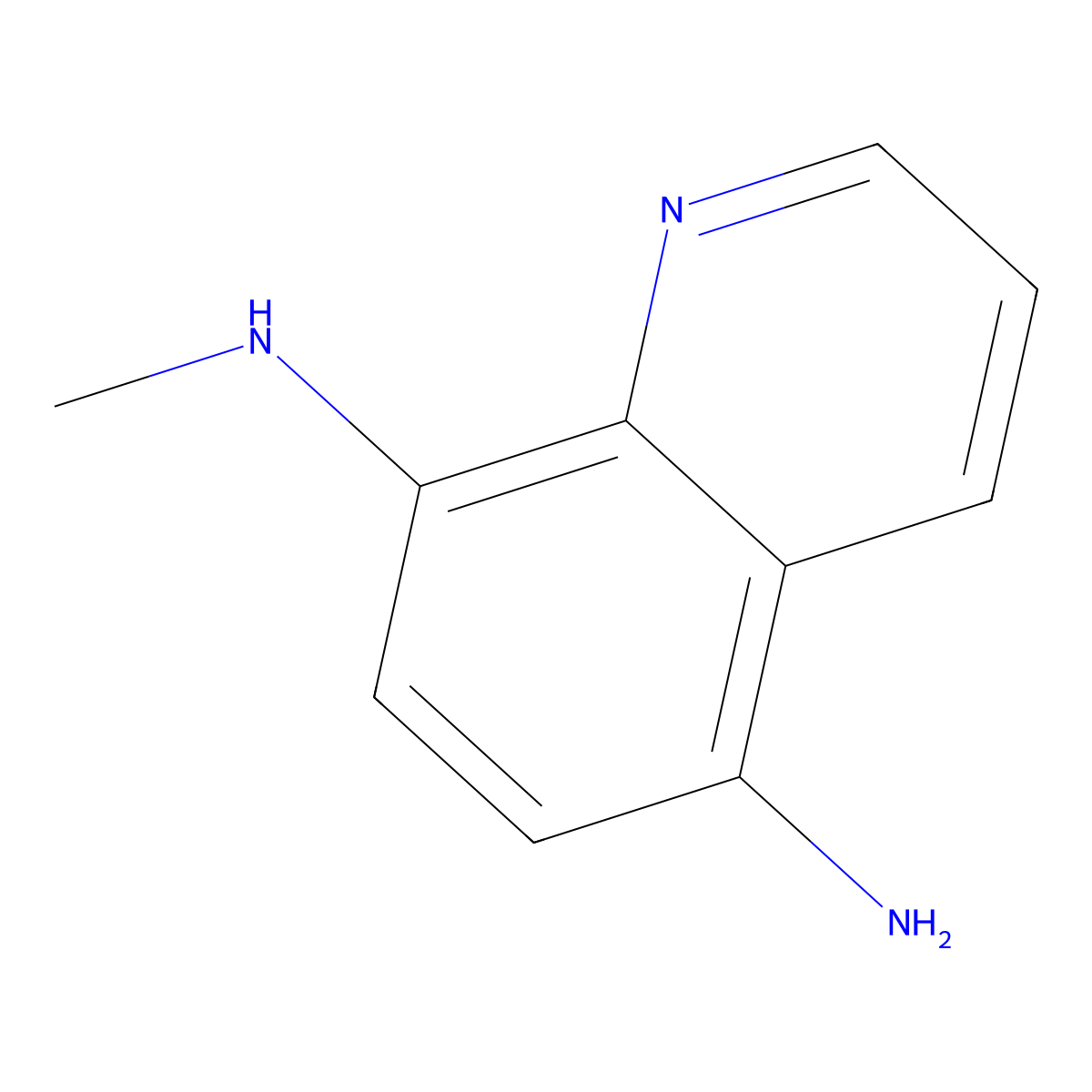 8-N-methylquinoline-5,8-diamine molecular structure, CAS 1154579-88-0