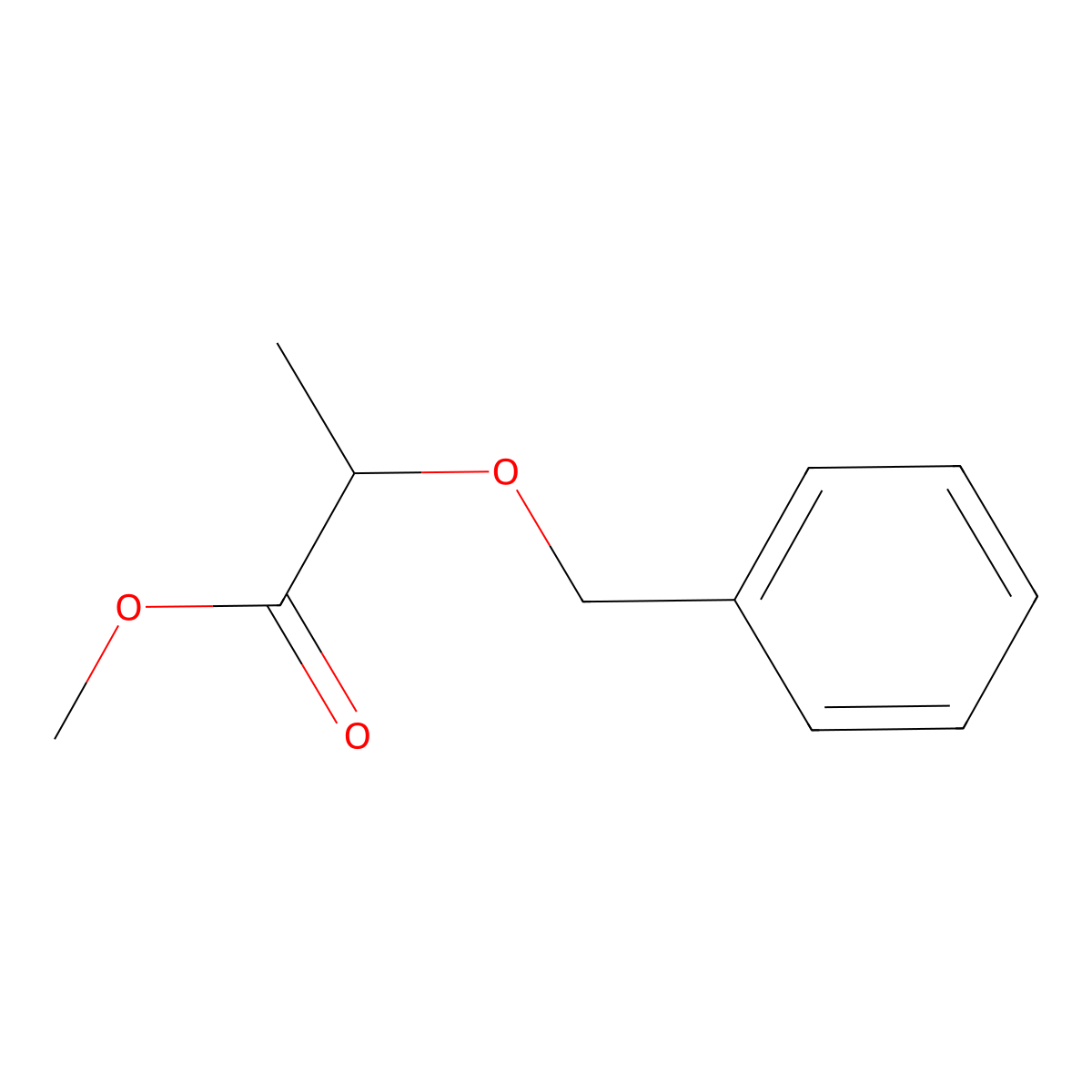 (R)-methyl 2-(benzyloxy)propanoate molecular structure, CAS 115458-99-6
