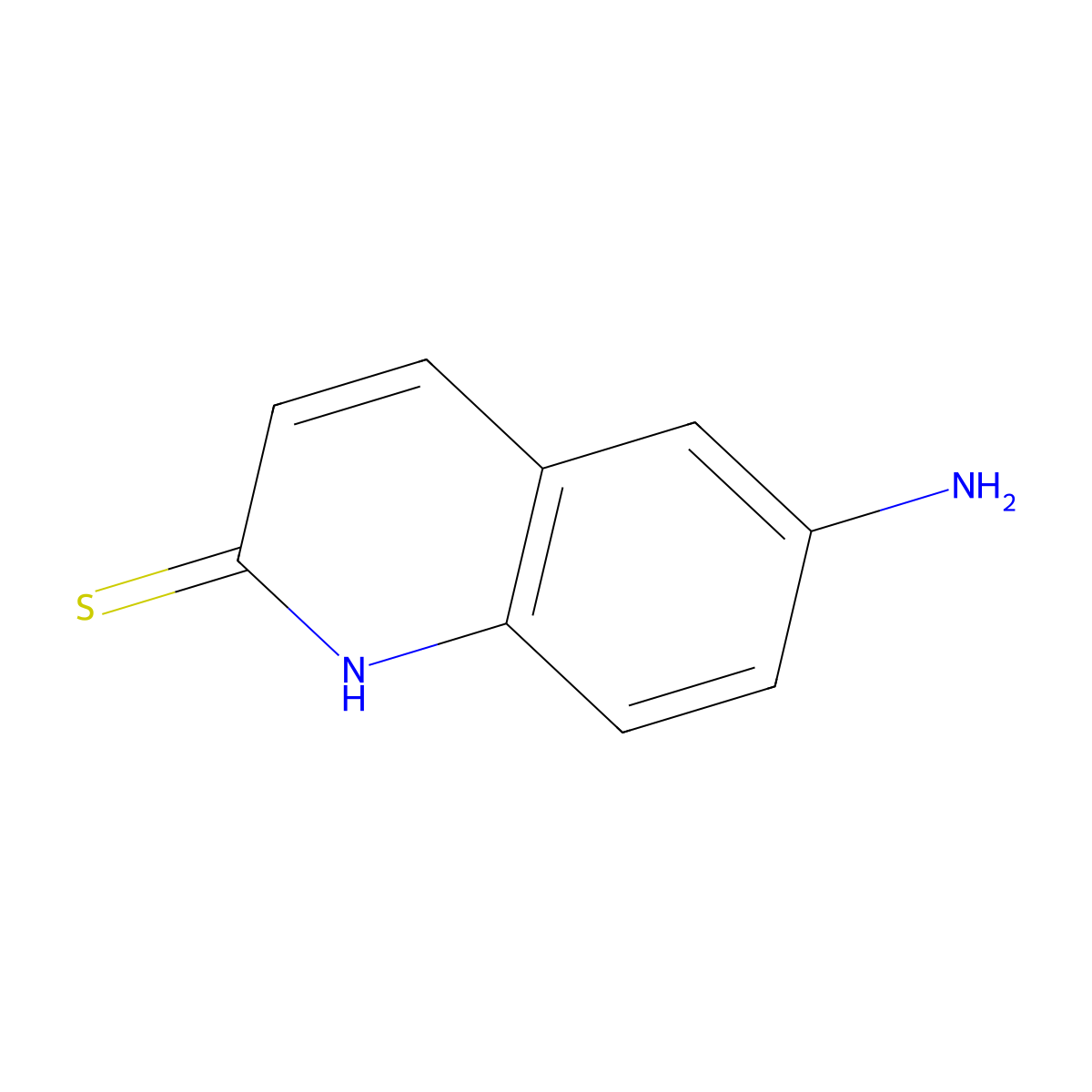 6-Aminoquinoline-2-thiol molecular structure, CAS 1154583-22-8
