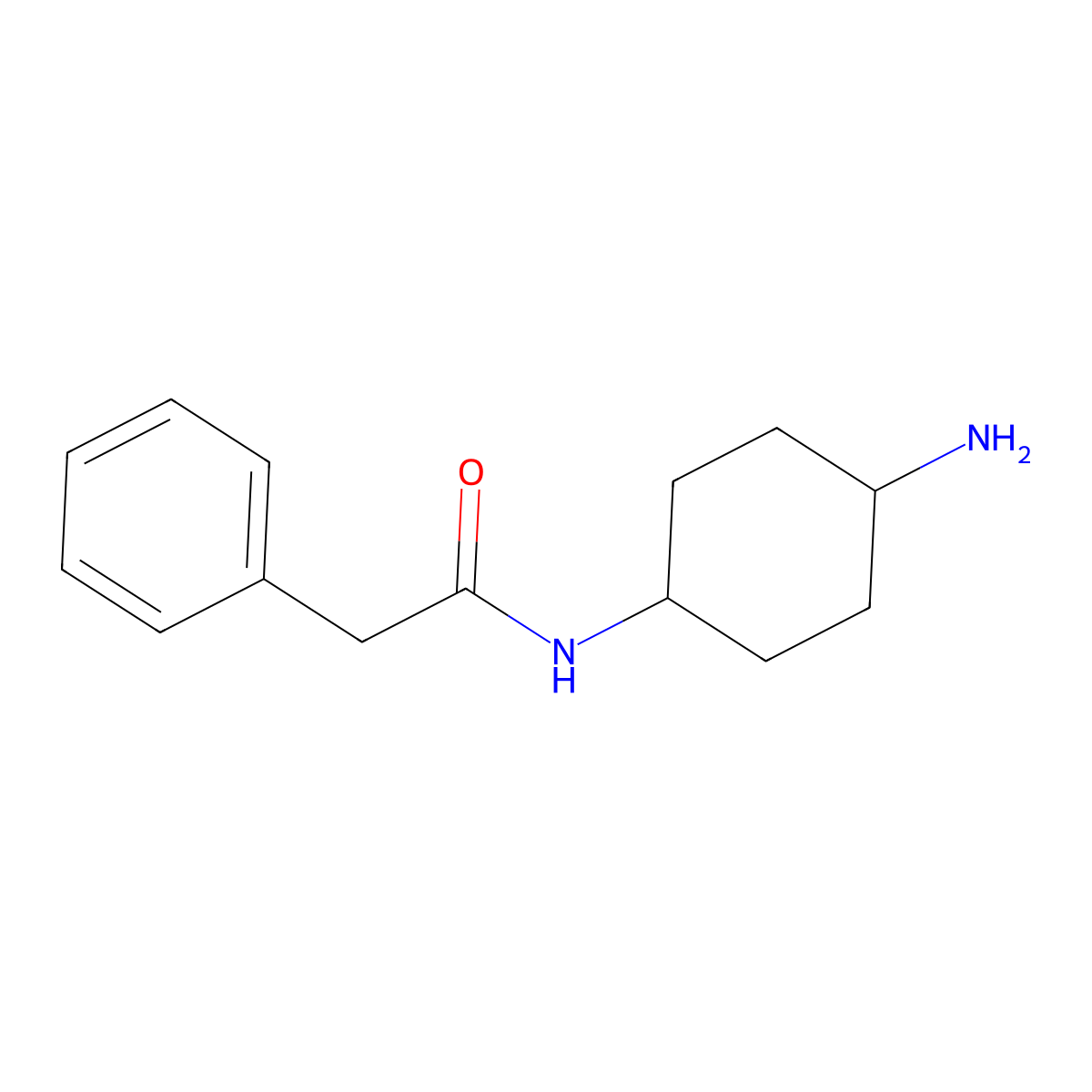 N-(4-aminocyclohexyl)-2-phenylacetamide molecular structure, CAS 1154624-72-2