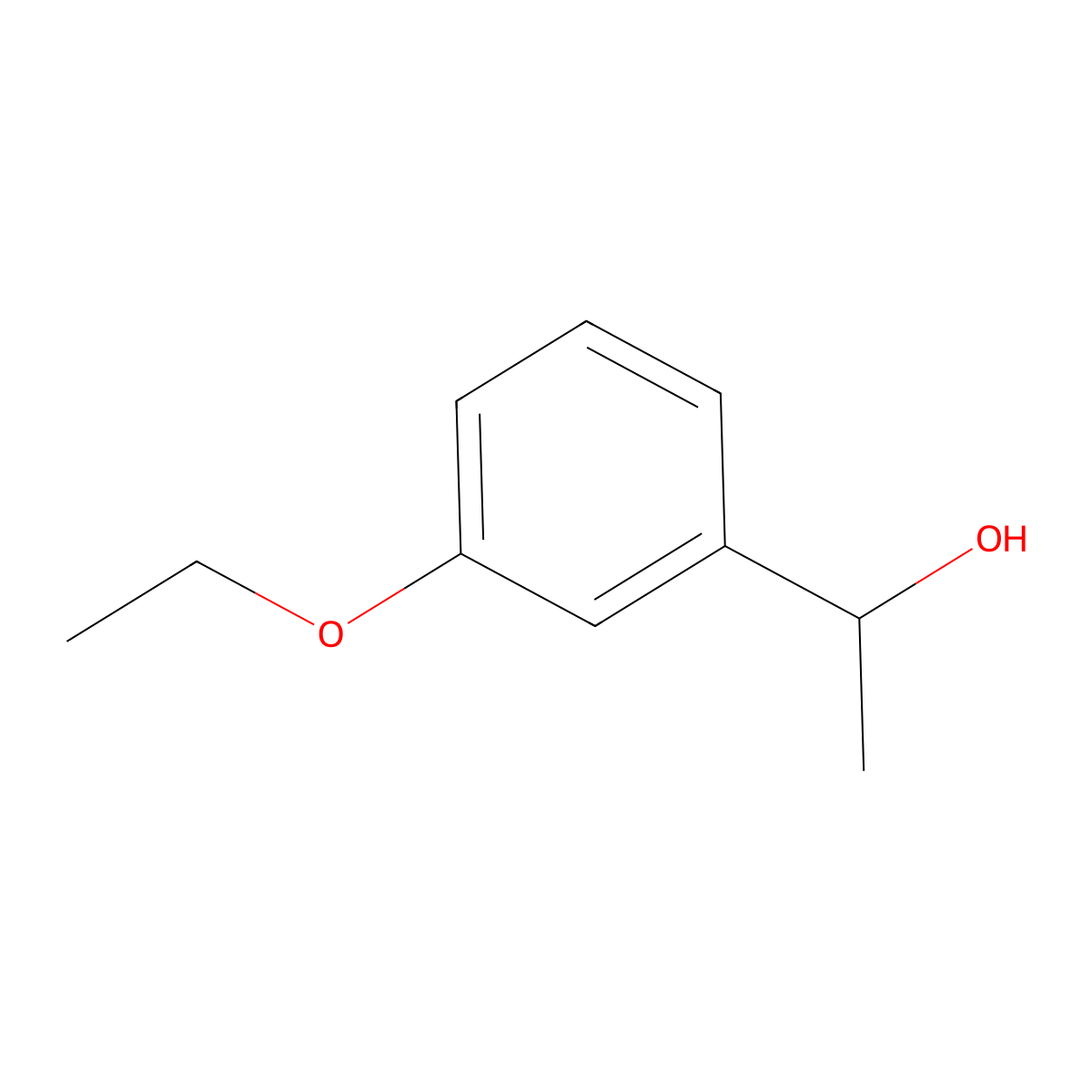 1-(3-Ethoxyphenyl)ethanol molecular structure, CAS 1154701-85-5