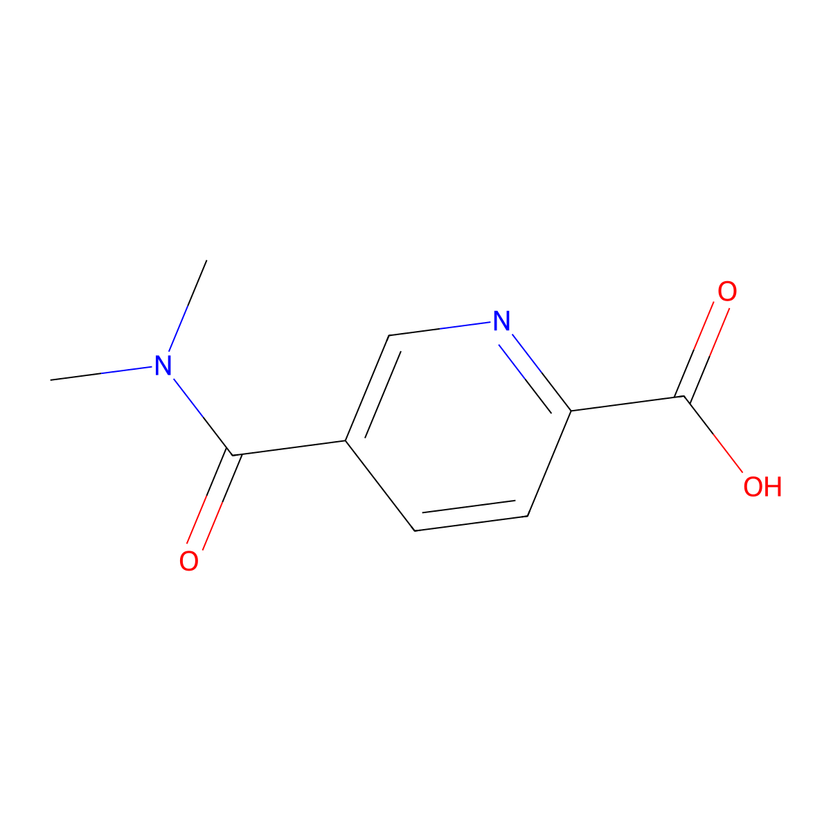 5-(Dimethylcarbamoyl)pyridine-2-carboxylic acid molecular structure, CAS 1154735-54-2