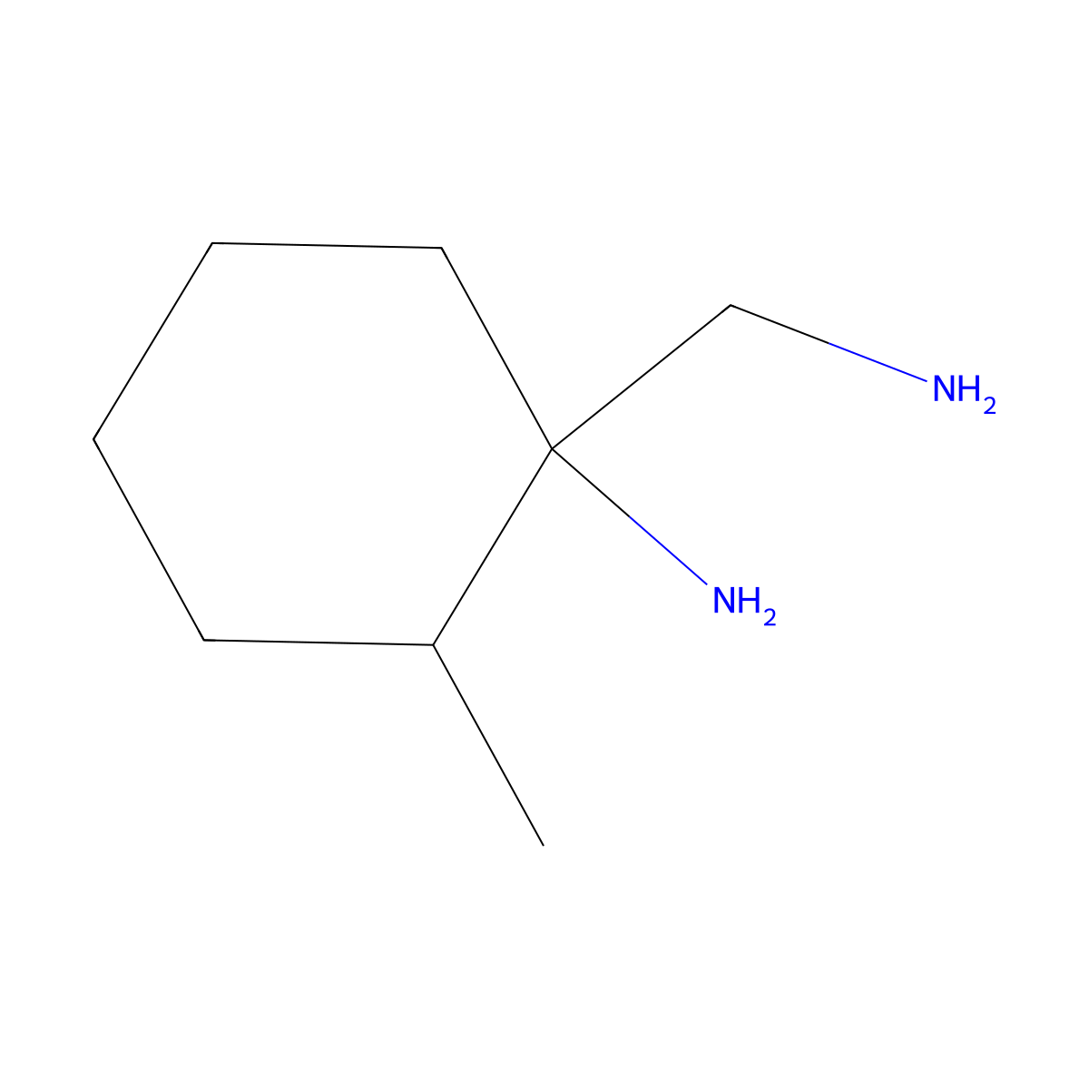 1-(Aminomethyl)-2-methylcyclohexan-1-amine molecular structure, CAS 1154875-82-7