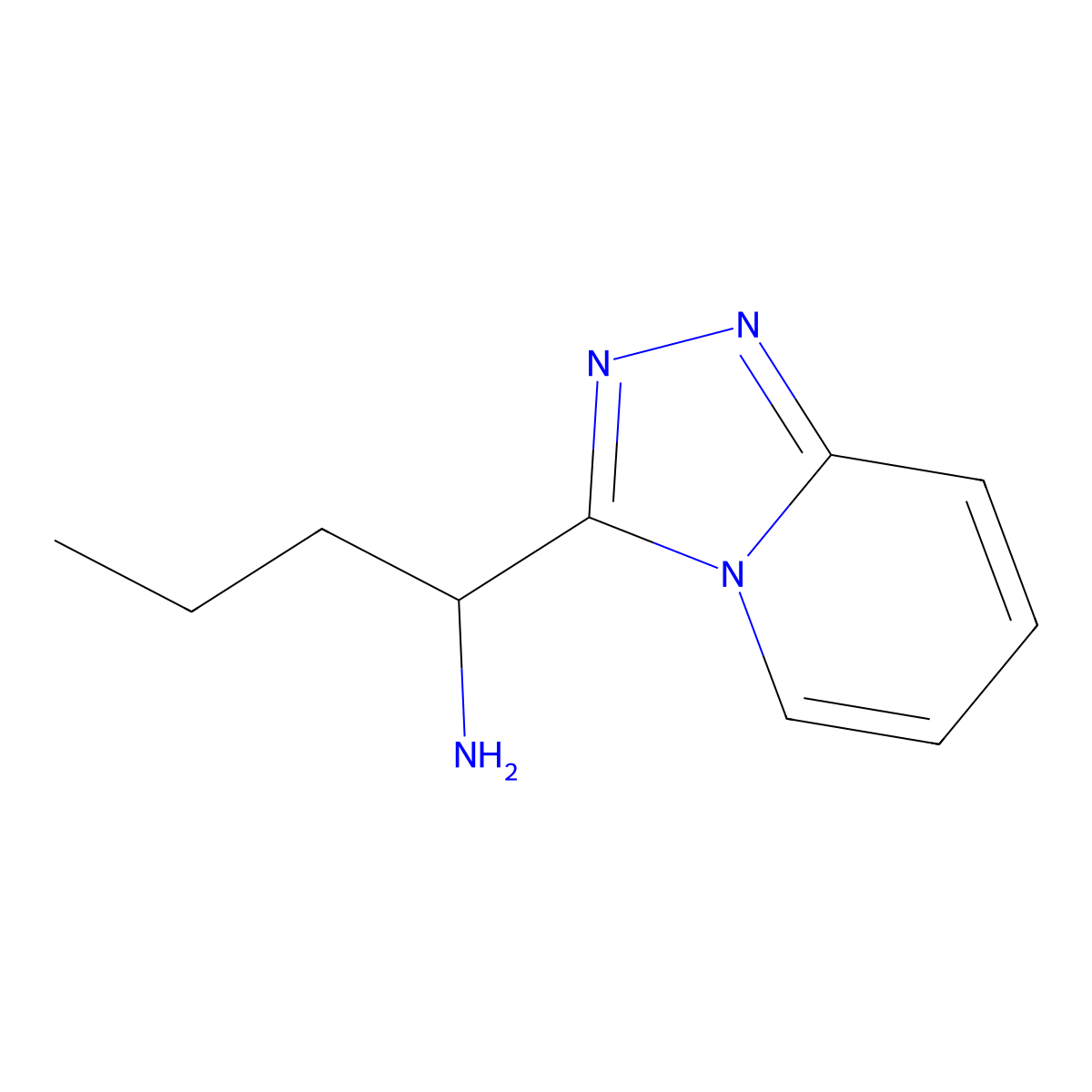 1-{[1,2,4]Triazolo[4,3-a]pyridin-3-yl}butan-1-amine molecular structure, CAS 1154883-52-9