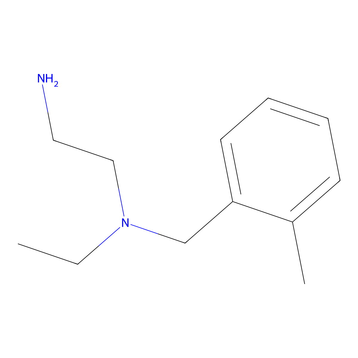 N*1*-Ethyl-N*1*-(2-methyl-benzyl)-ethane-1,2-diamine molecular structure, CAS 1154888-95-5