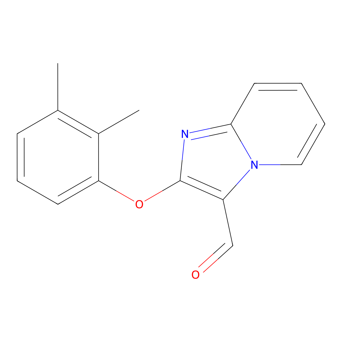 2-(2,3-Dimethylphenoxy)imidazo[1,2-a]pyridine-3-carbaldehyde molecular structure, CAS 1154899-15-6