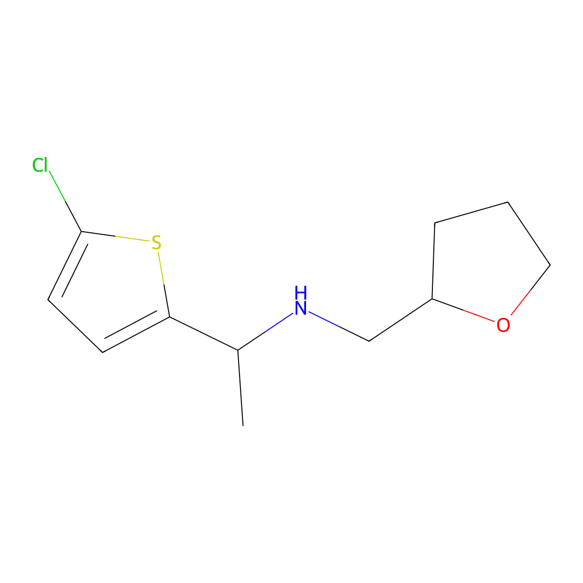 [1-(5-Chlorothiophen-2-yl)ethyl][(oxolan-2-yl)methyl]amine molecular structure, CAS 1154904-56-9