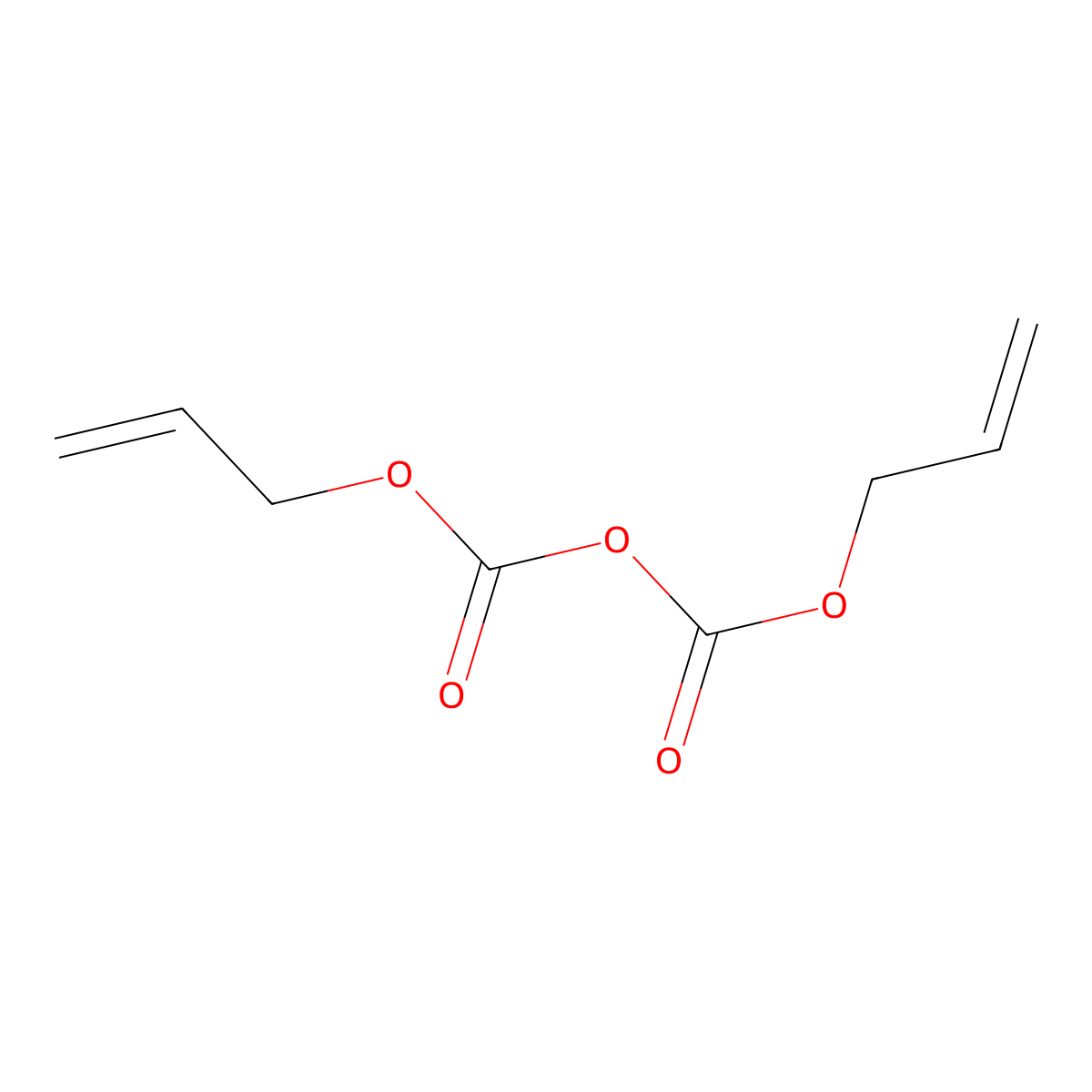 Diallyl Pyrocarbonate molecular structure, CAS 115491-93-5