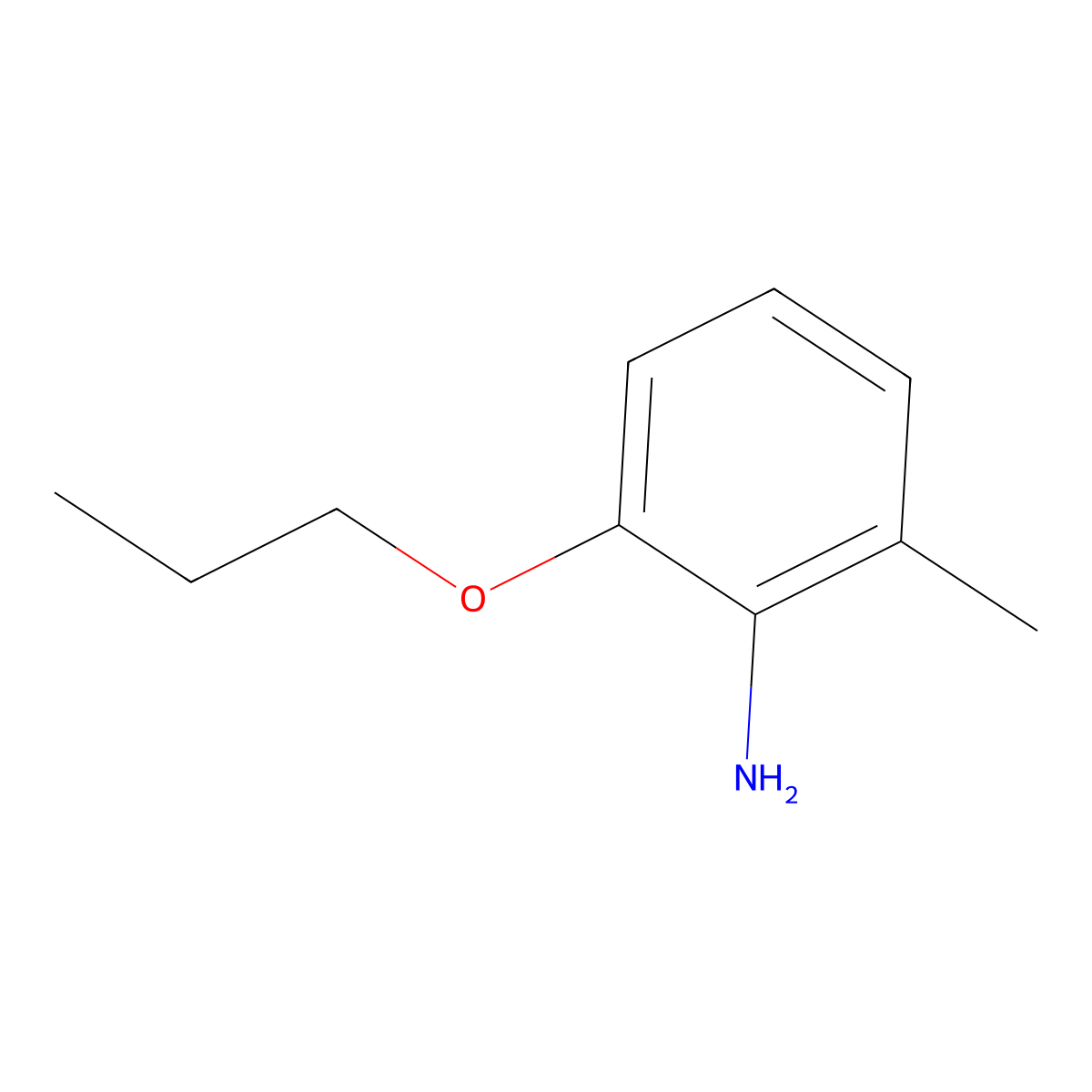 2-Methyl-6-propoxyaniline molecular structure, CAS 1154910-84-5