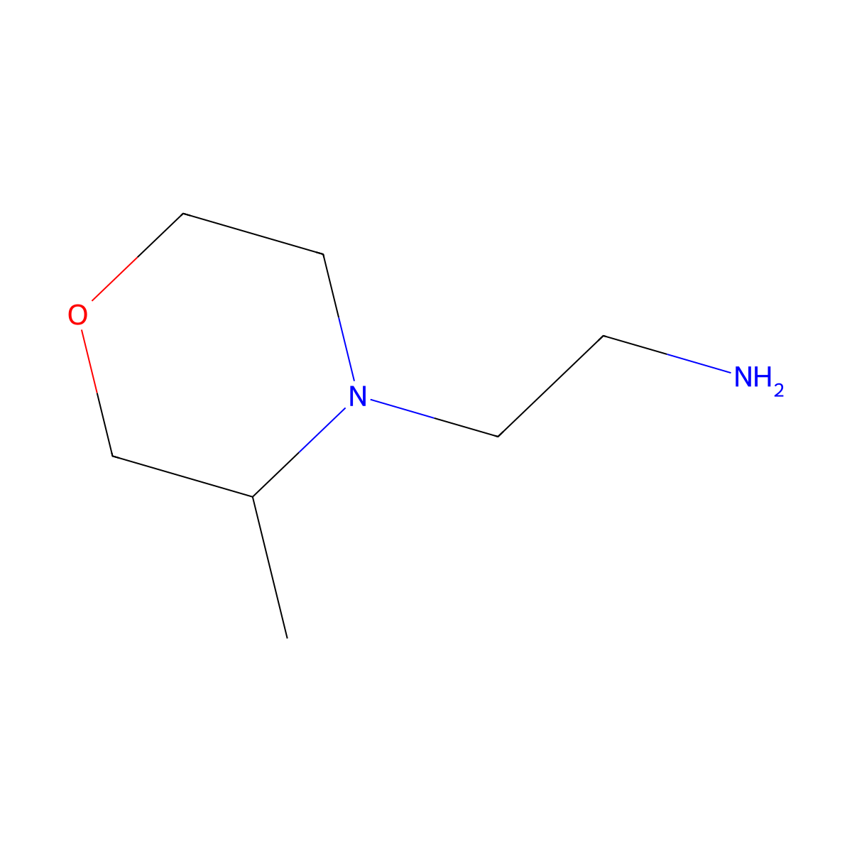 2-(3-Methylmorpholin-4-yl)ethan-1-amine molecular structure, CAS 1154940-86-9